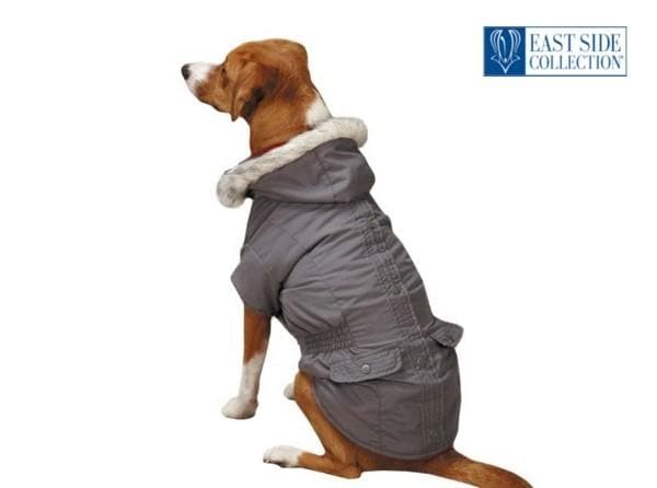3-in-1 Dog Winter Hooded Jacket - Gray - XS