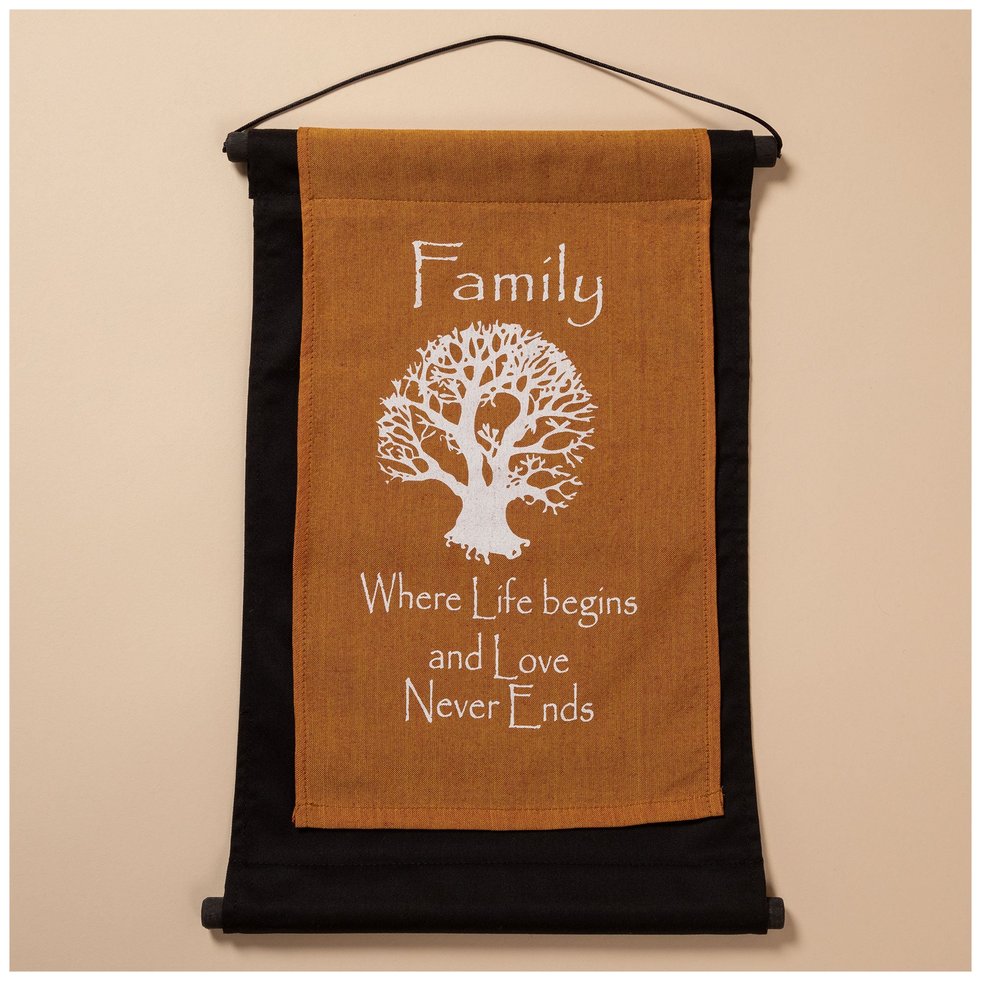 Inspirational Words Scroll Banner - Family