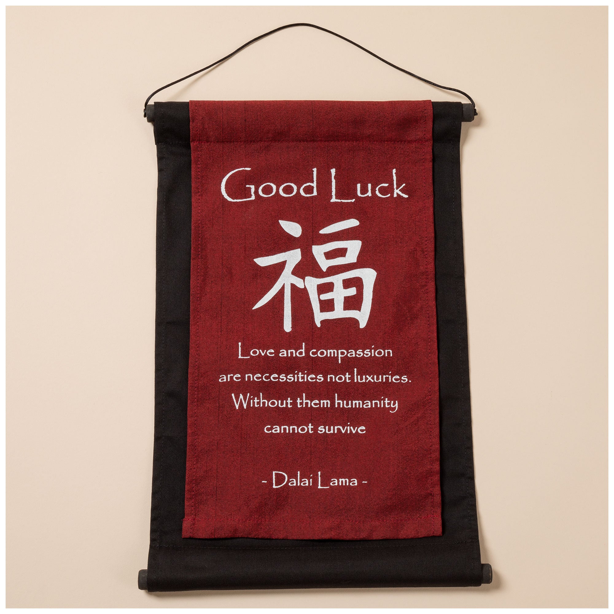 Inspirational Words Scroll Banner - Good Luck