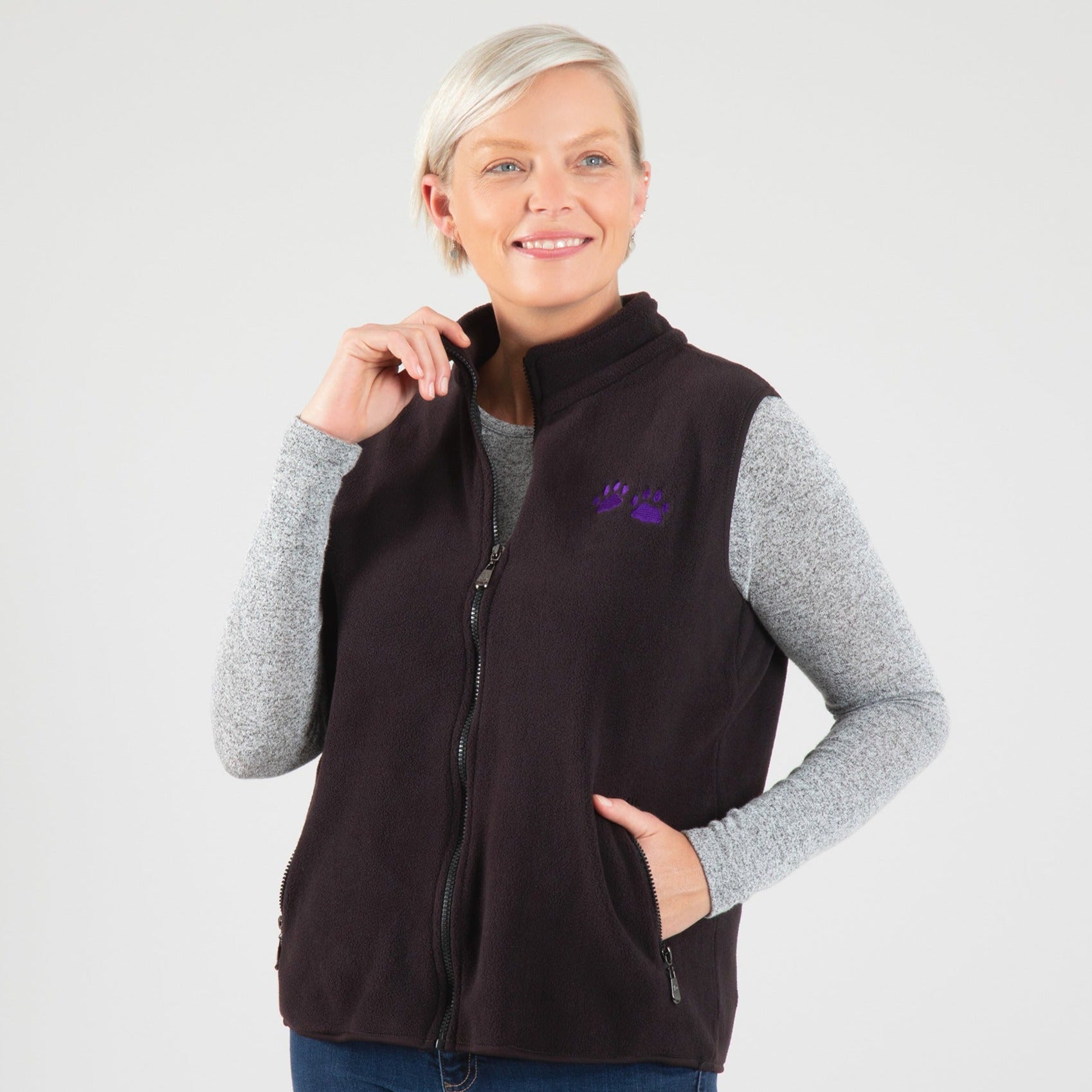 Pet Parent Fleece Vest - Fur Mama - L