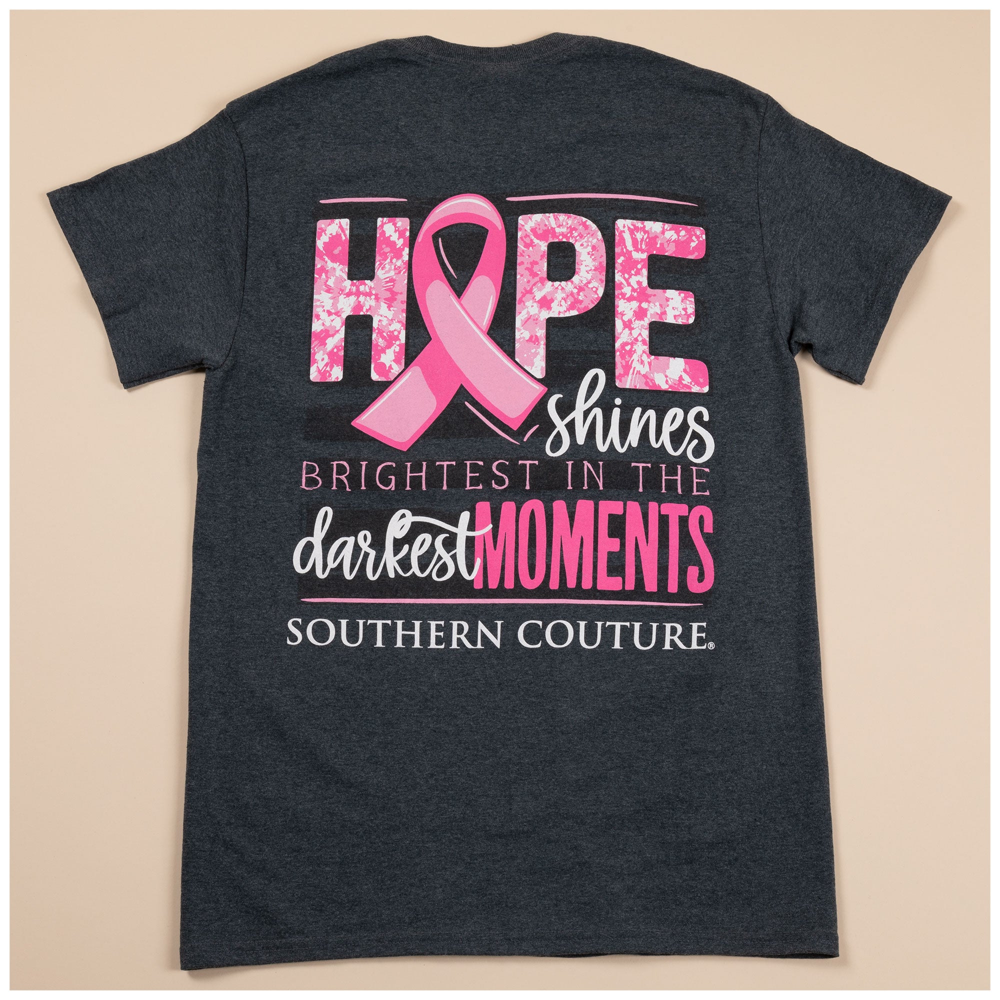 Hope Shines Pink Ribbon T-Shirt - M