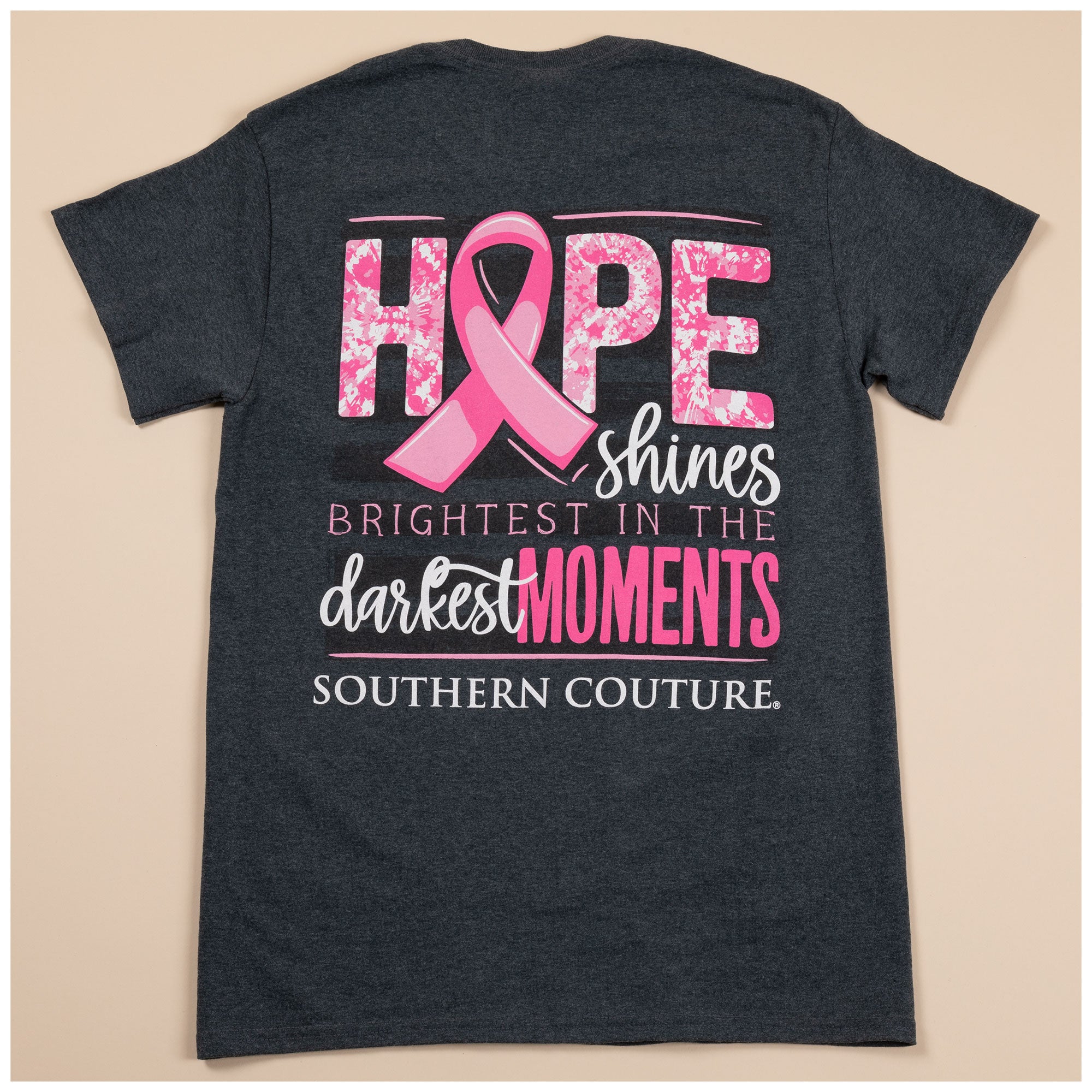 Hope Shines Pink Ribbon T-Shirt - XL