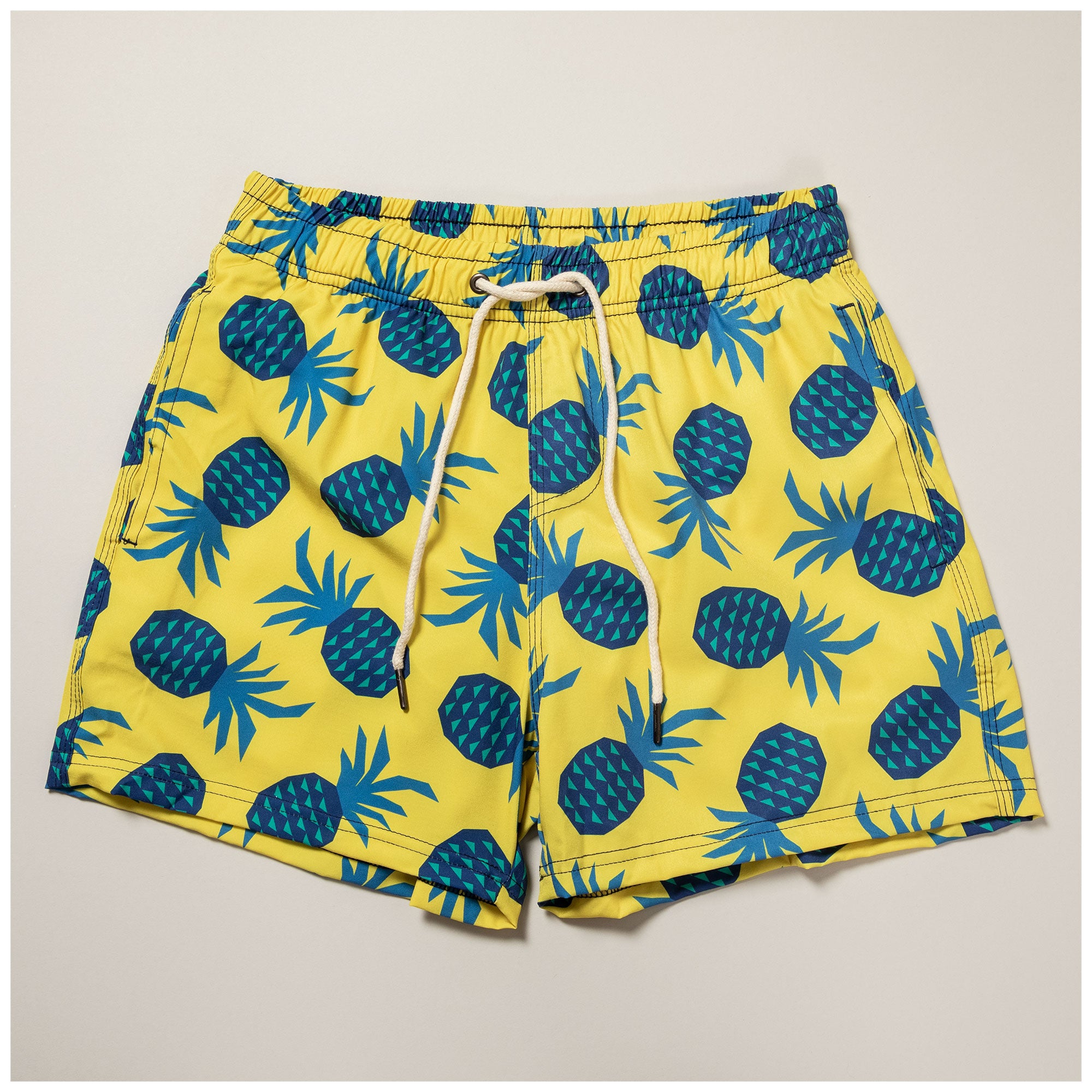 Two Left Feet® Men’s Swim Trunks - Well Pineapple - XL