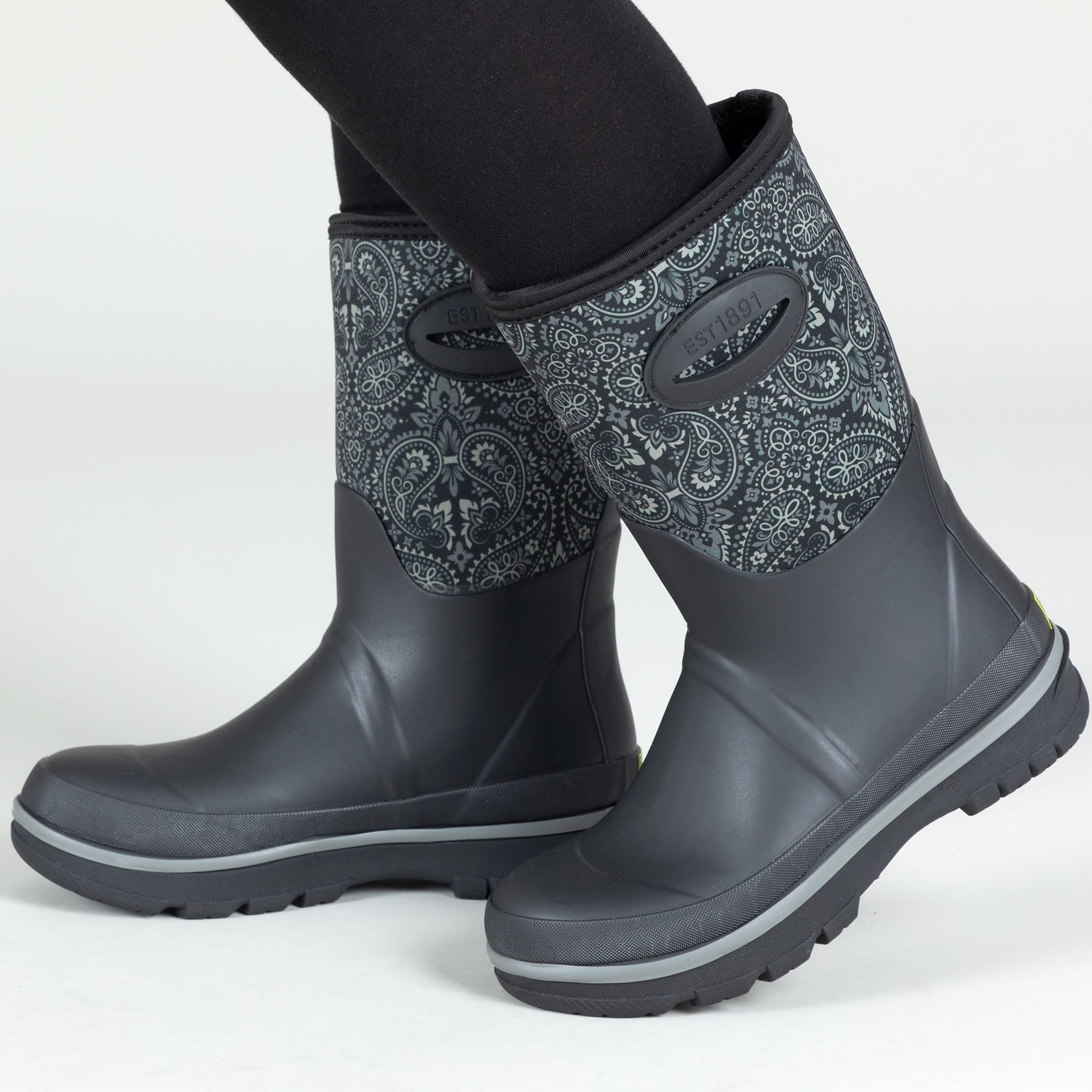 Western Chief® Waterproof Western Mid-Calf Boots - Bandana - 6