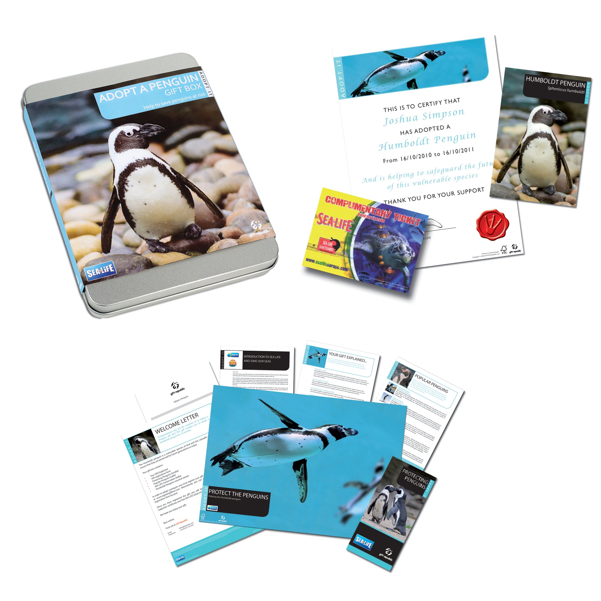 People's Trust For Endangered Species Adoption Kit - Penguin