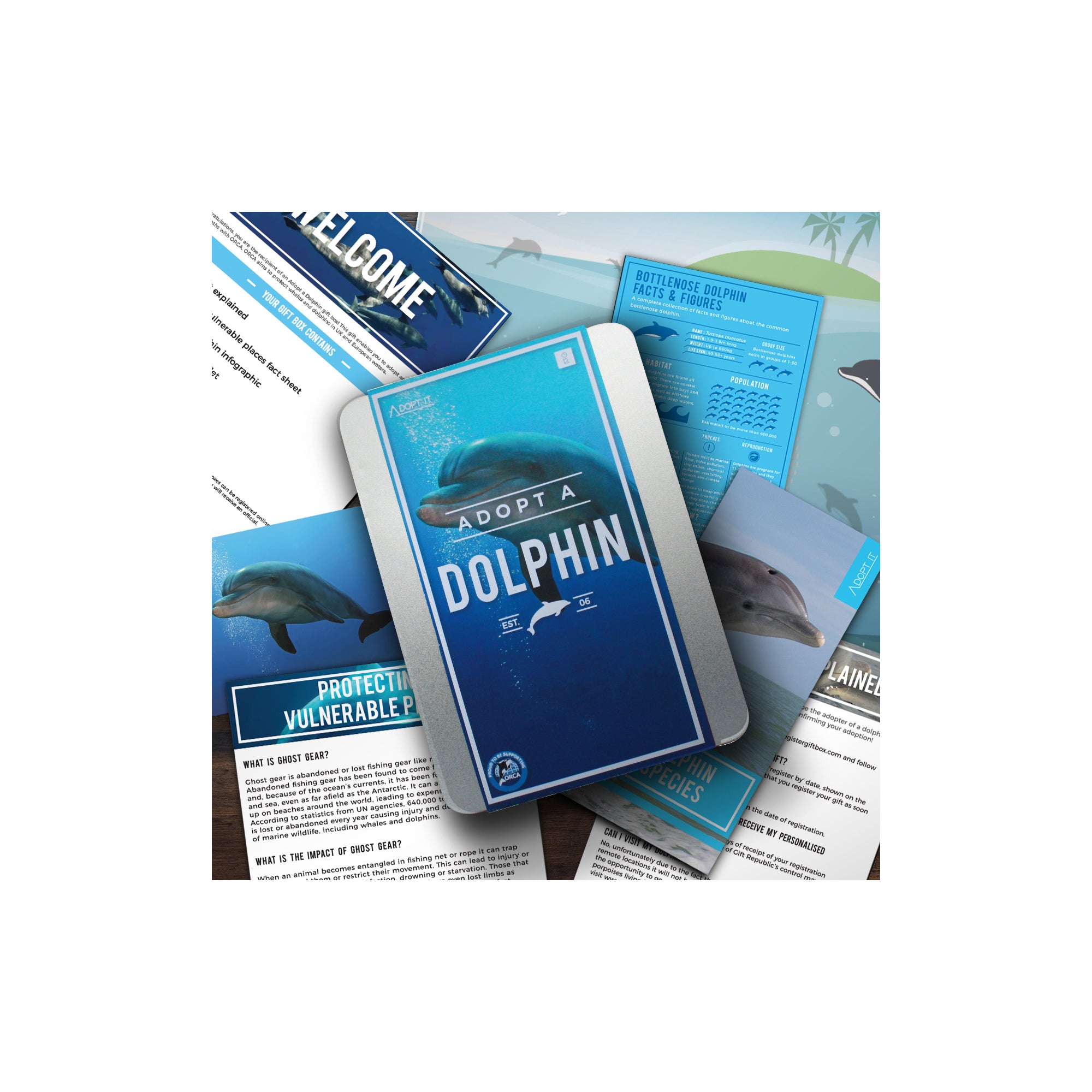 People's Trust For Endangered Species Adoption Kit - Dolphin