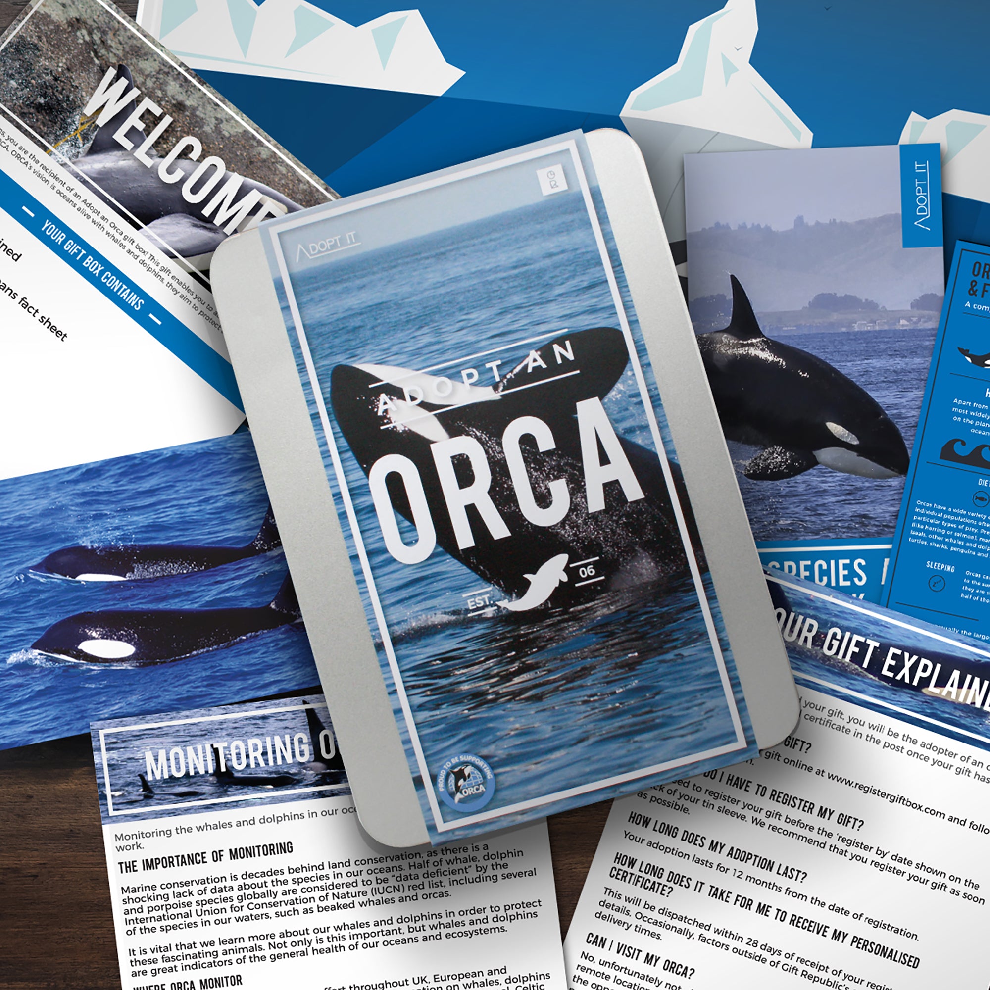 People's Trust For Endangered Species Adoption Kit - Orca
