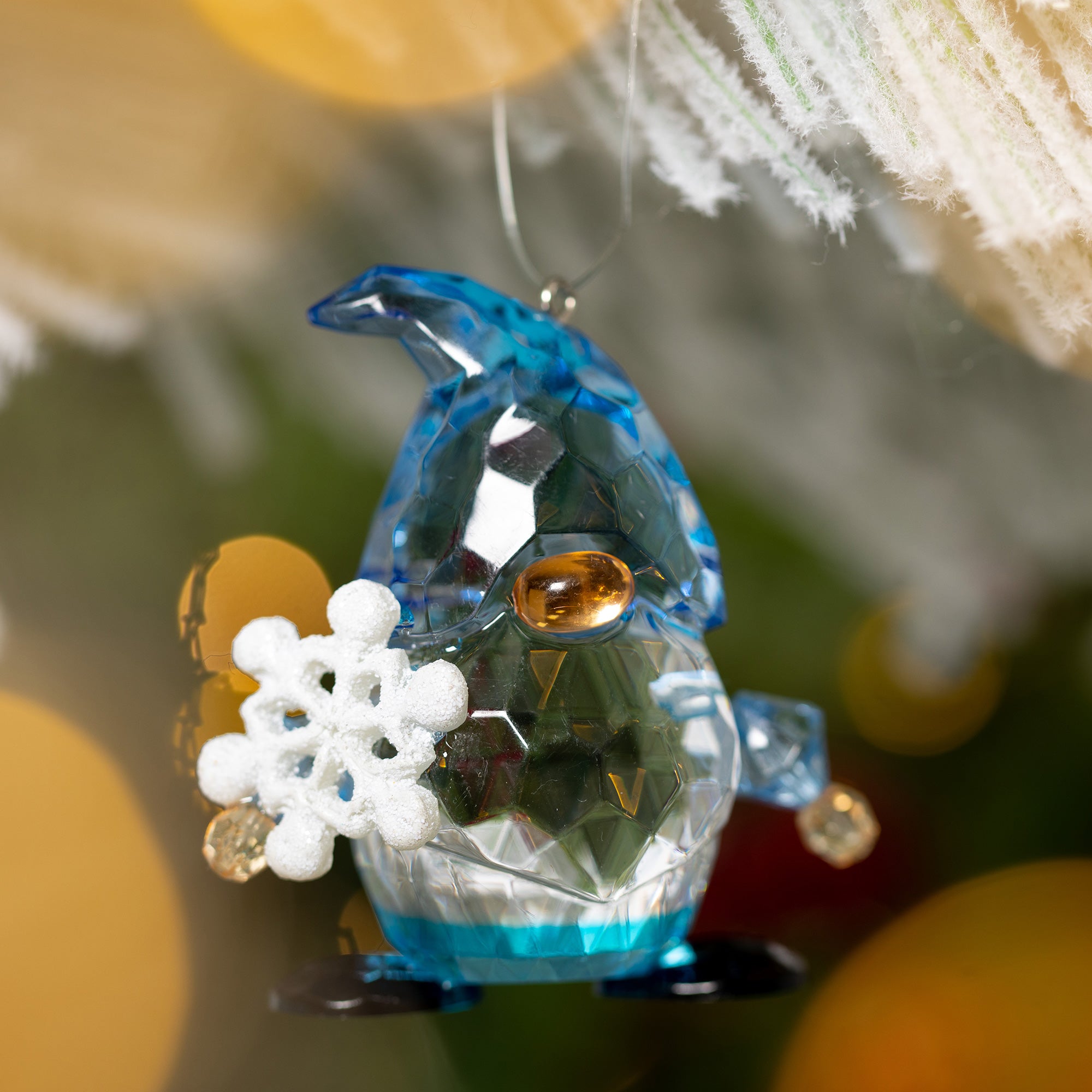 Winter Wonderland Gnome Ornament - Snowflake