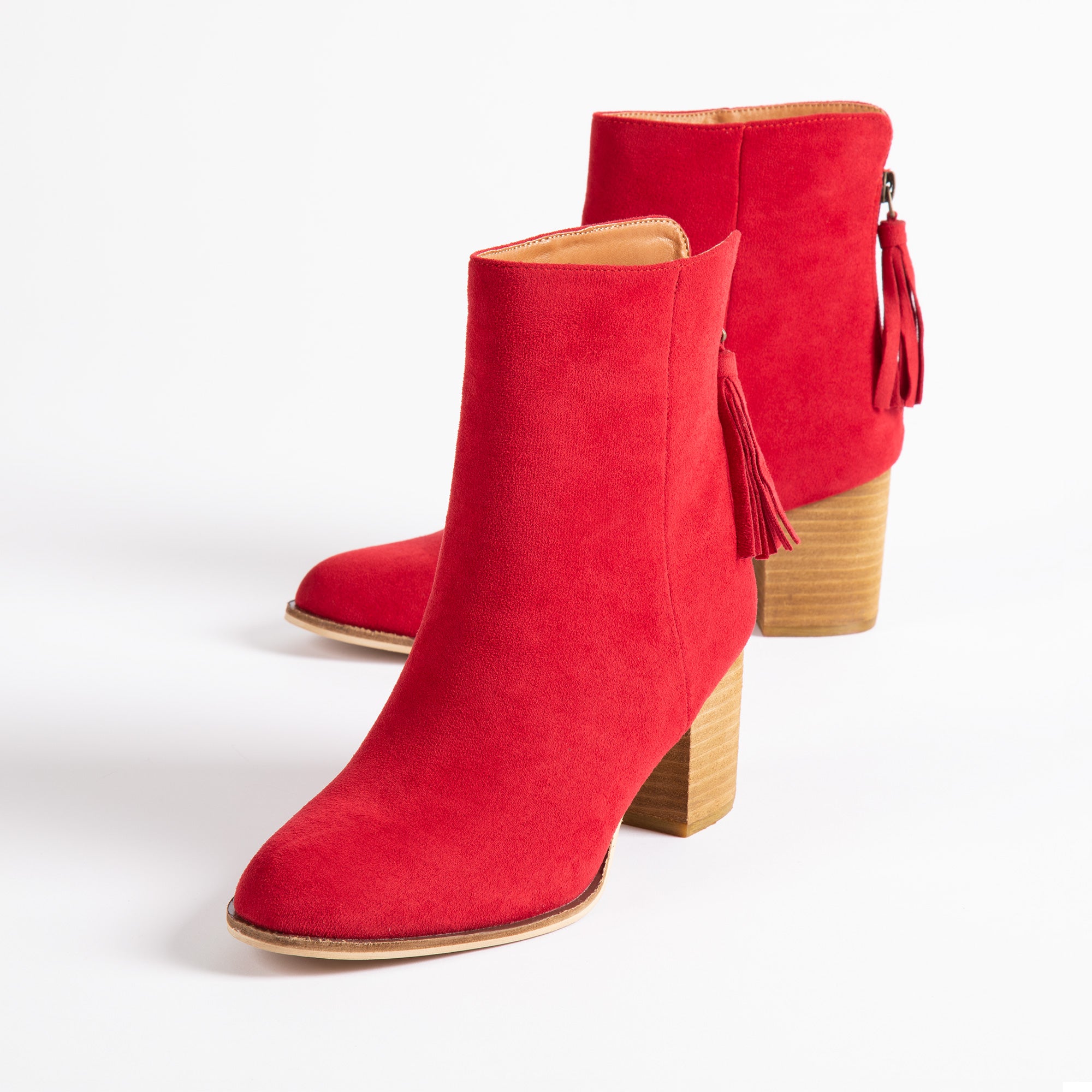 Corkys Boujee Red Mid-Calf Boots - 7