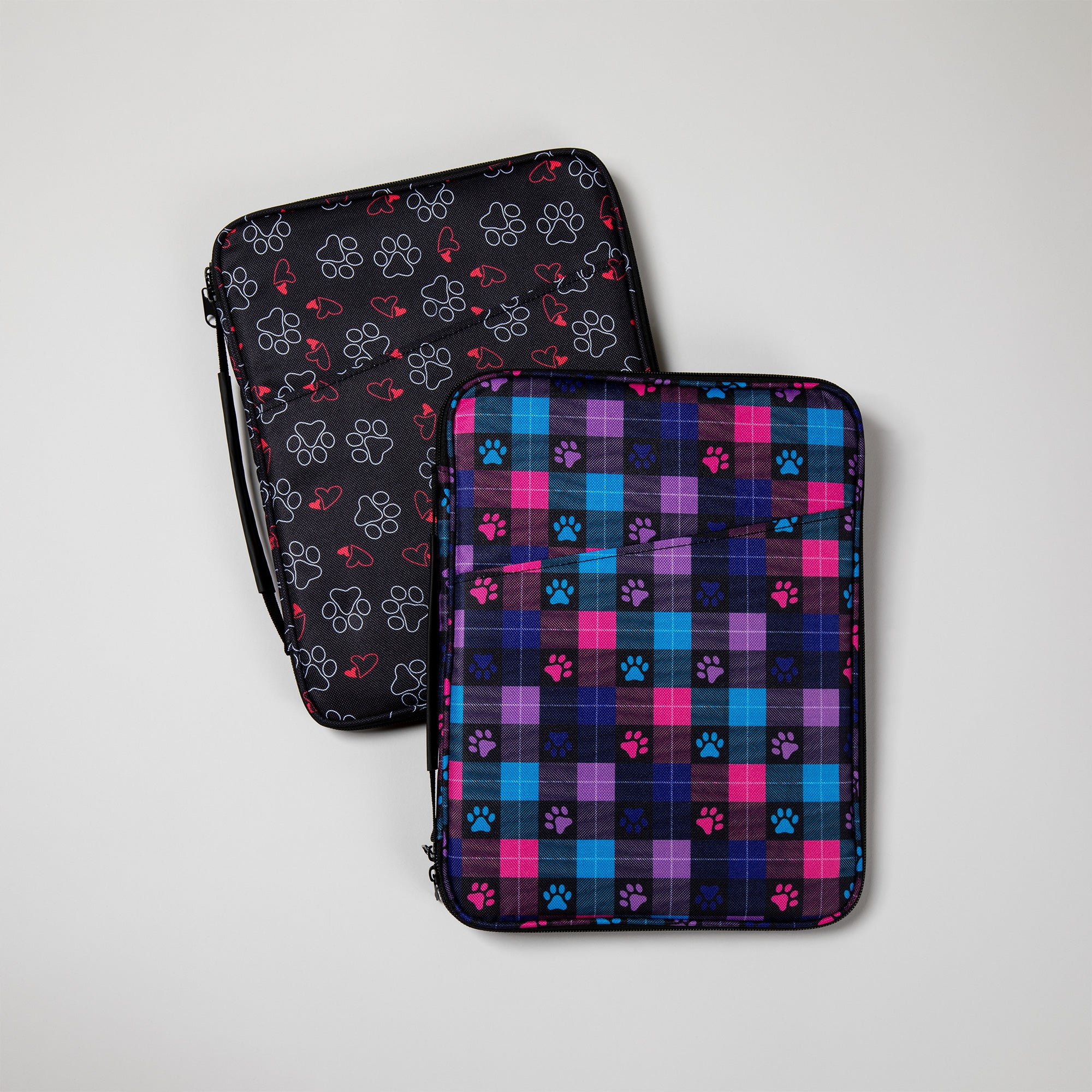 Pawfectly Patterned Tablet Case - Outlined Paws & Hearts