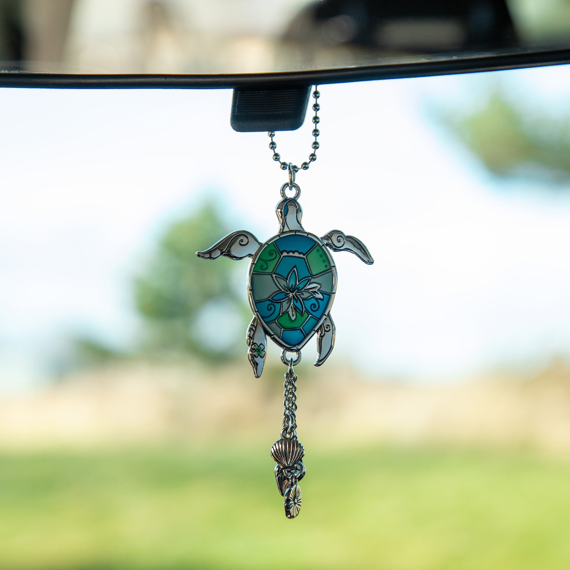 Colorful Creations Car Charm - Peacock