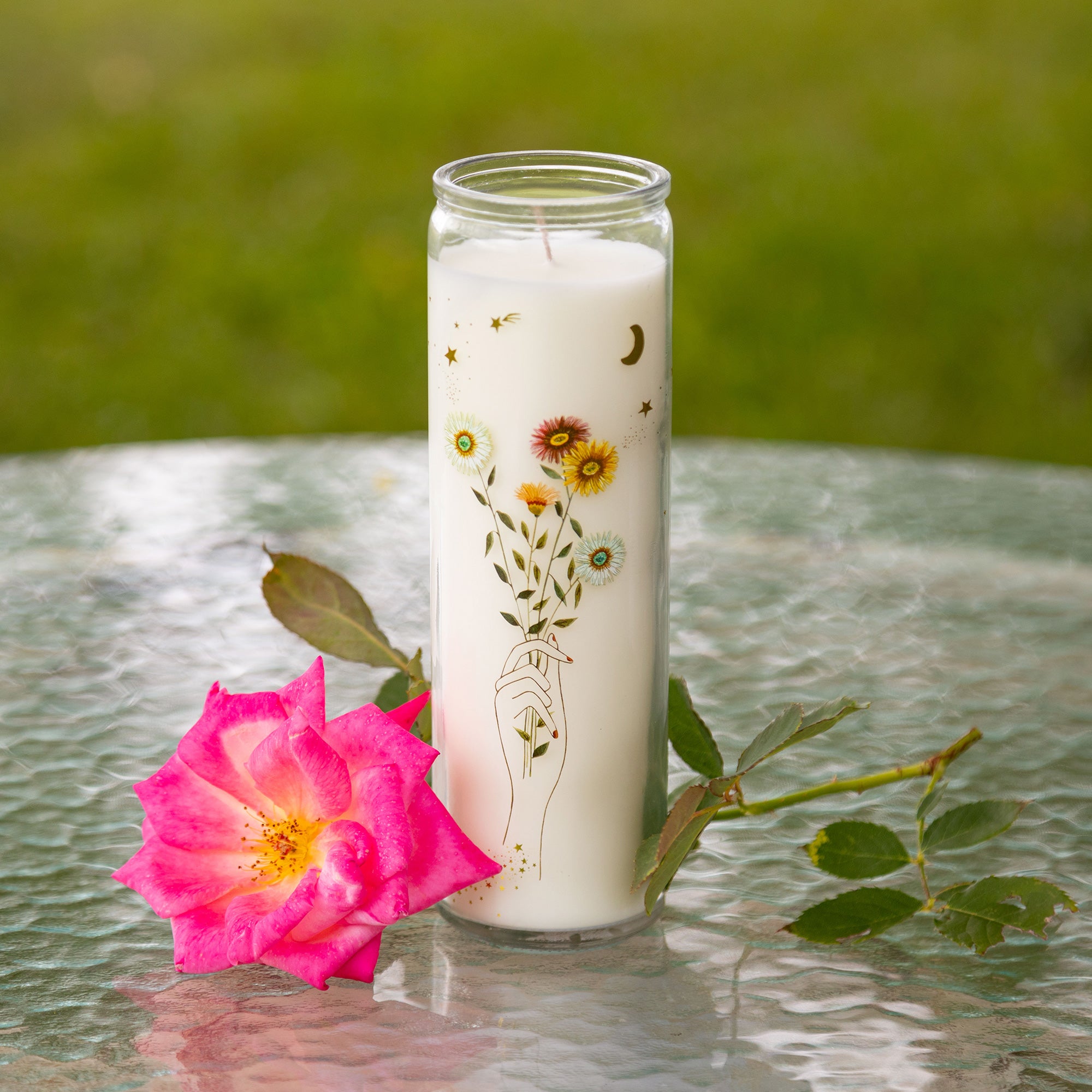 Scented Citronella Cathedral Candles - Spellbound