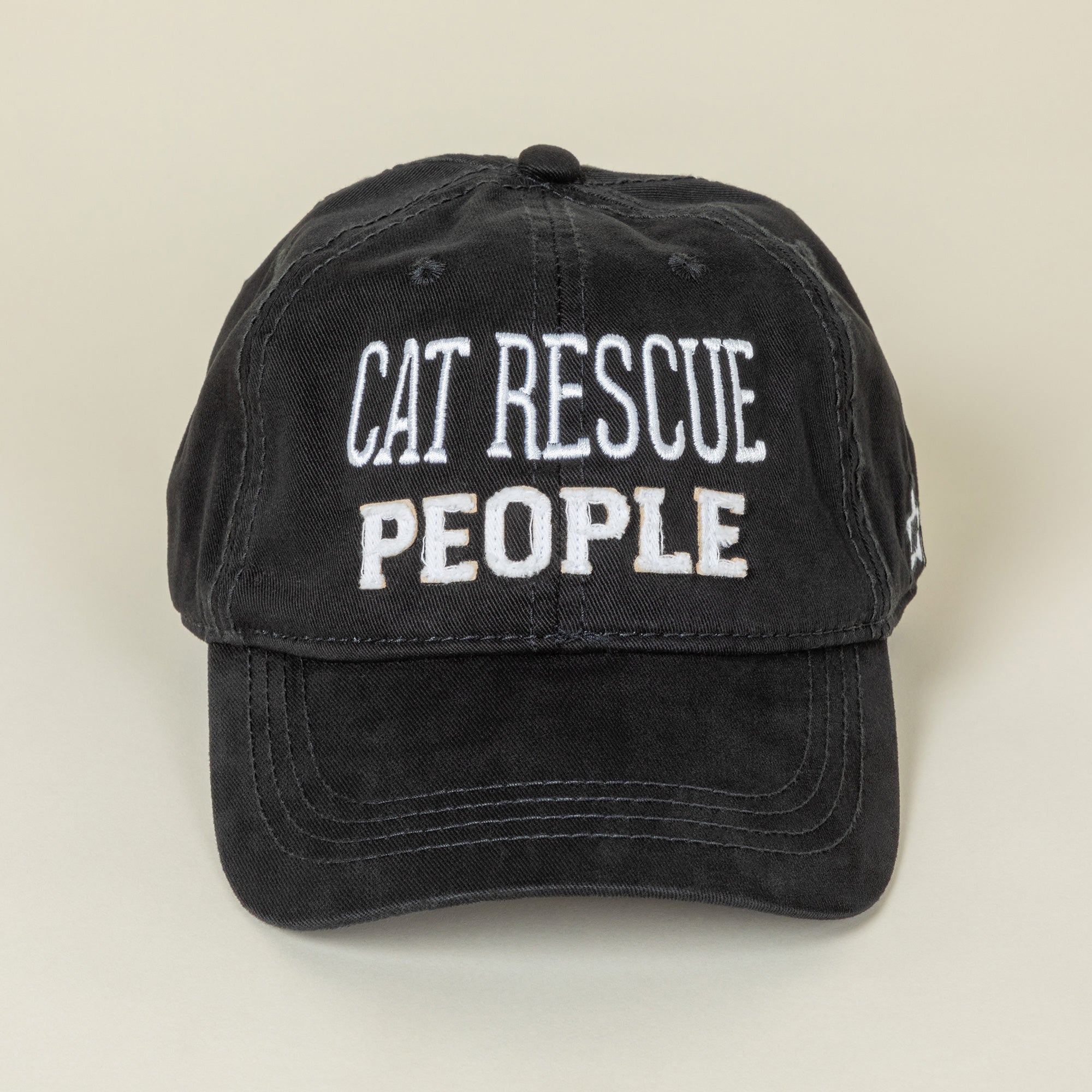 Animal Rescue People Baseball Hat - Black - Cat