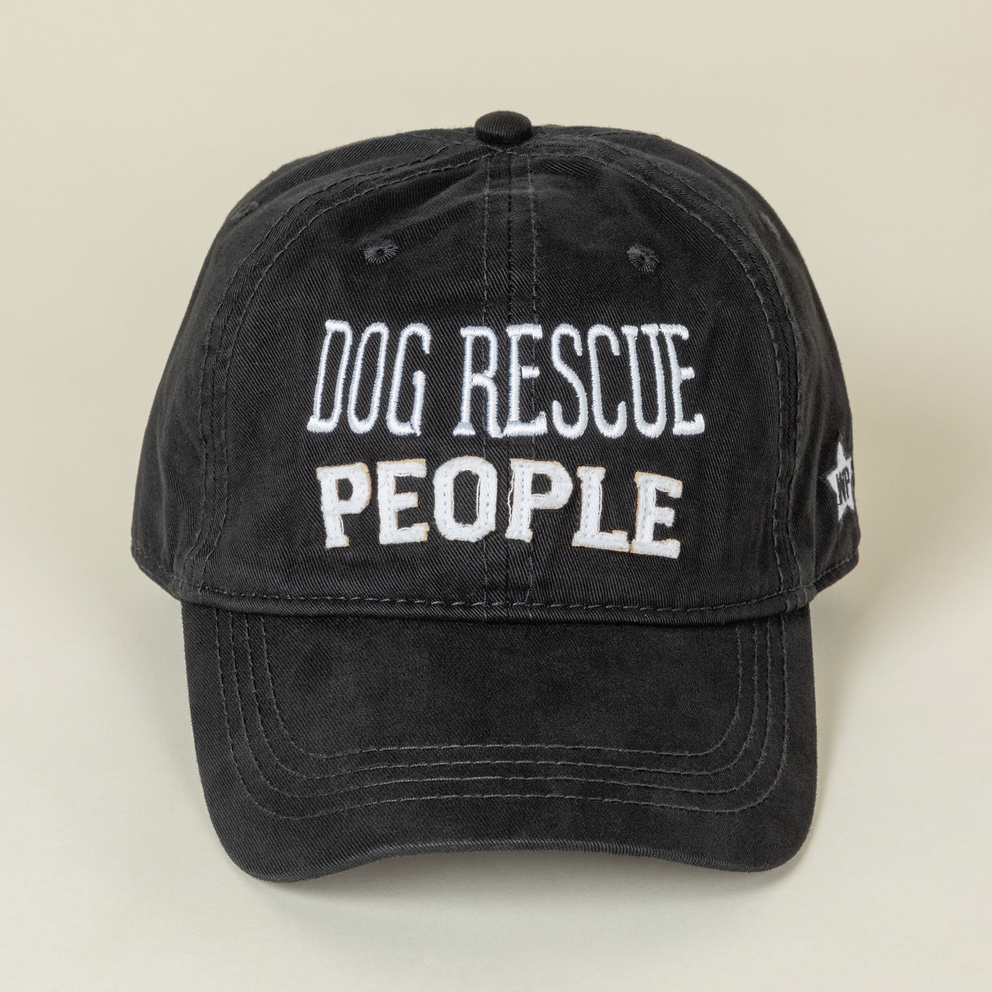 Animal Rescue People Baseball Hat - Black - Dog