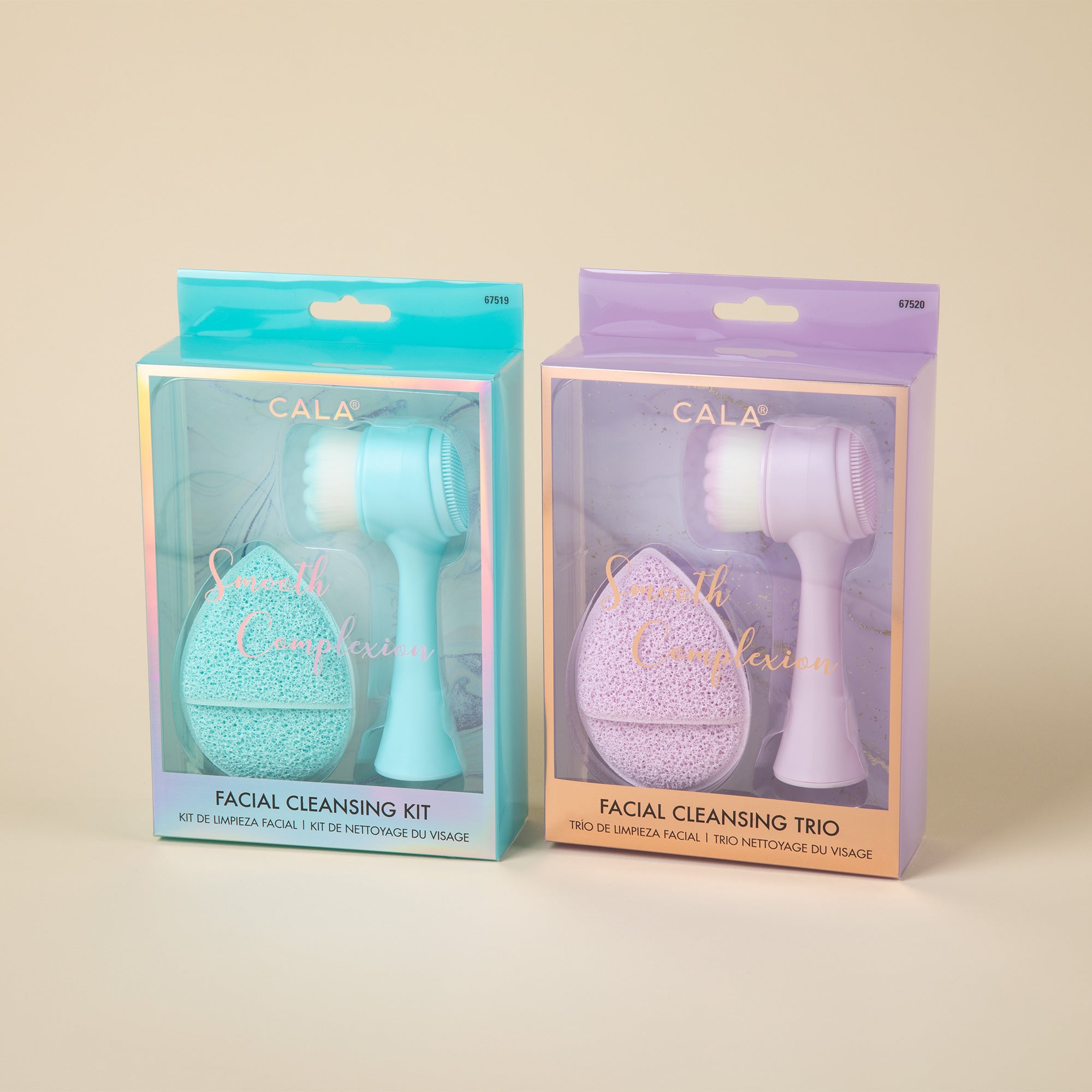 Cala® Smooth Complexion Facial Cleansing Trio - Aqua