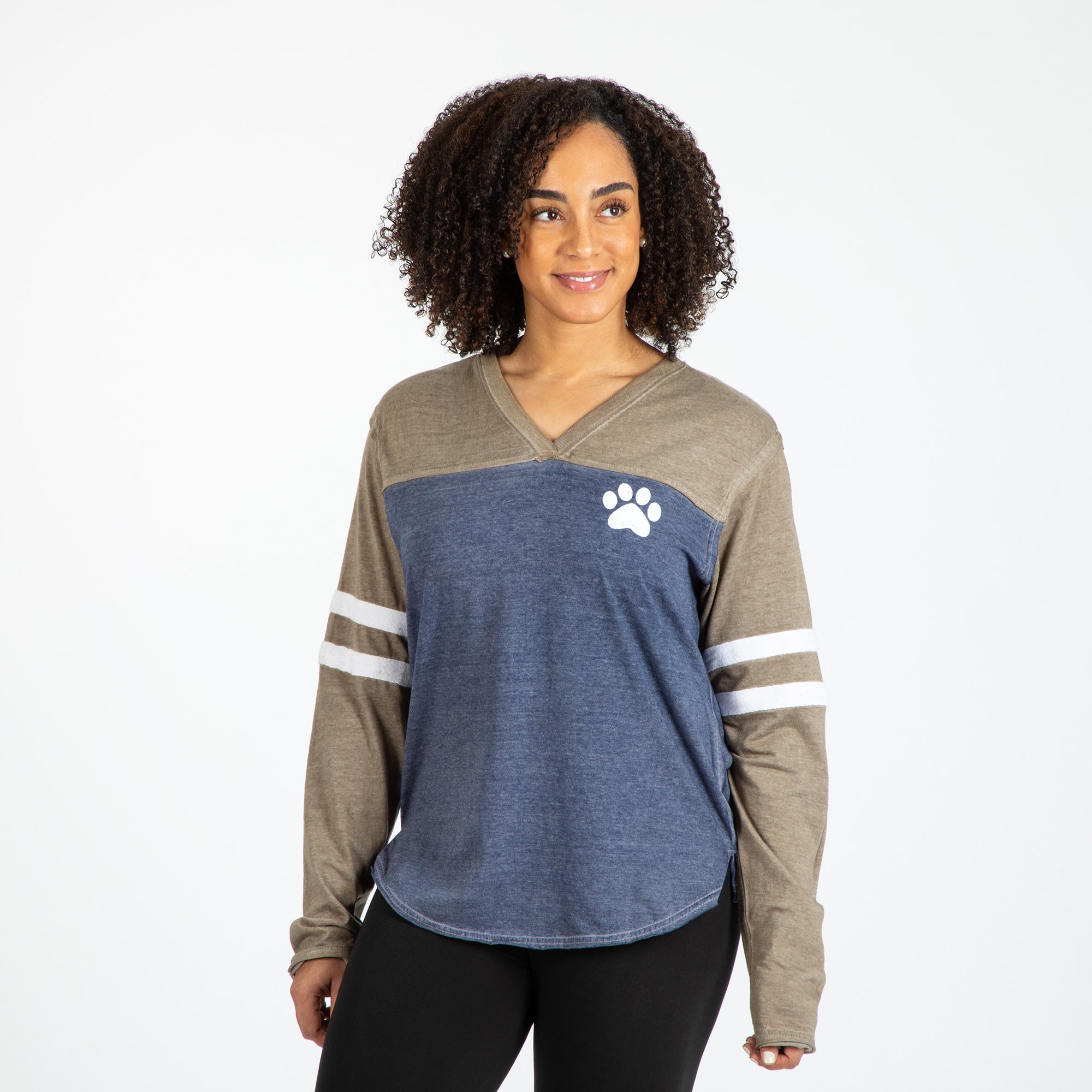 Paw Print Rugby Tee - S