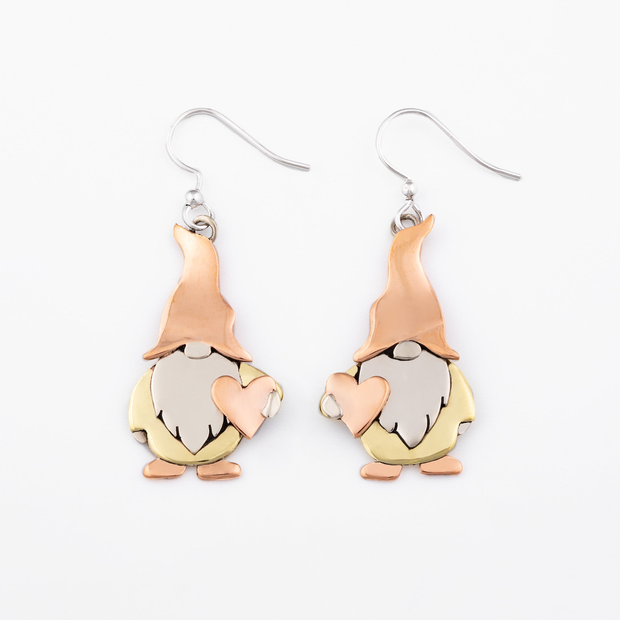 Springtime Gnome Earrings - Hearts