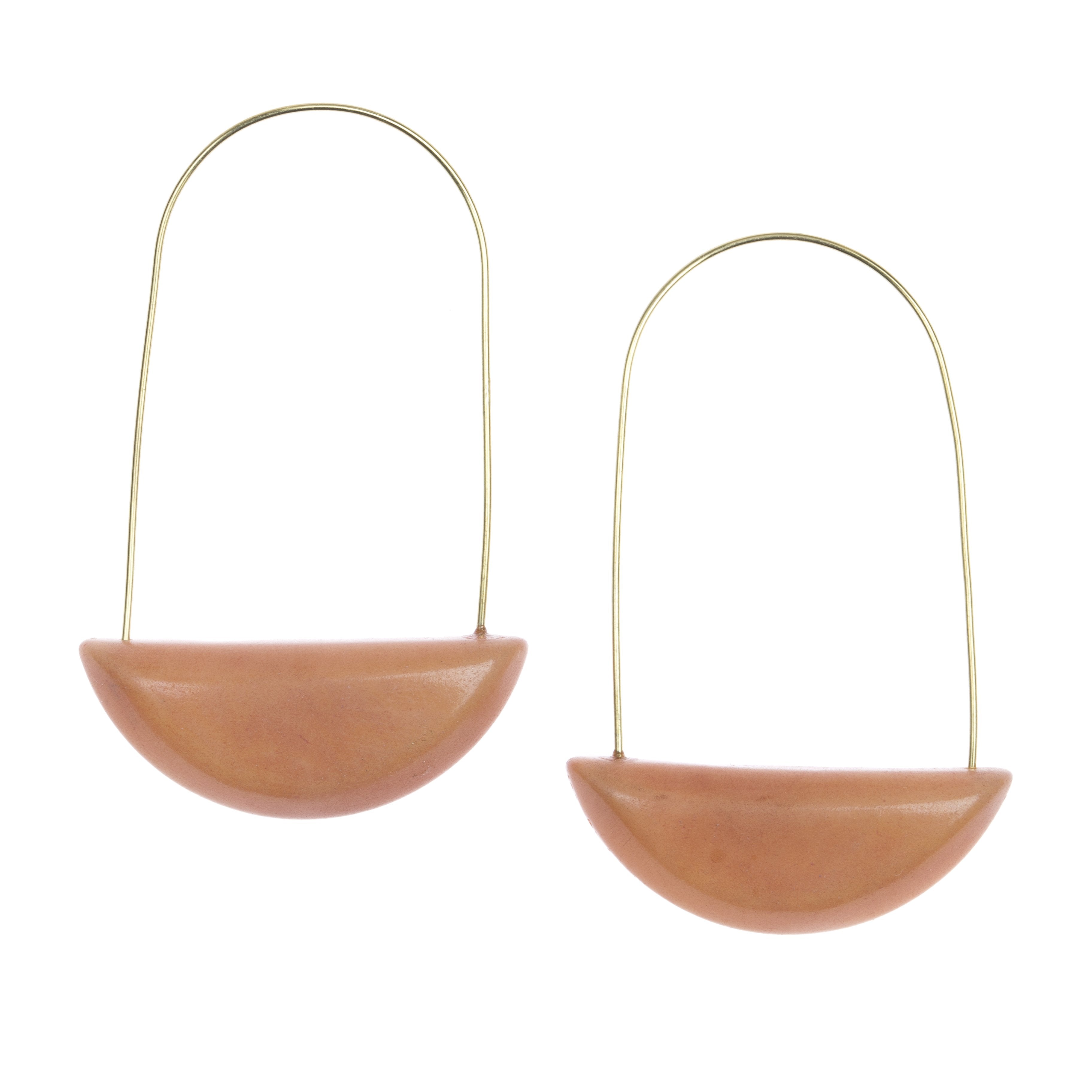 Carolina Earrings - Carolina Earrings - Peach Bloom