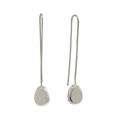 Balanced Sterling Silver Long Earrings - Wire