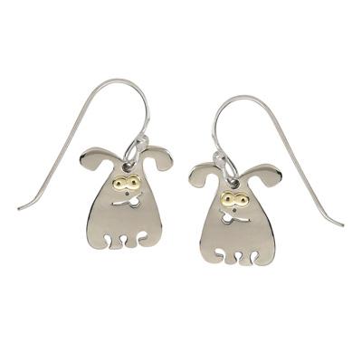 Bunnzog Emoti Silver Wire Earrings