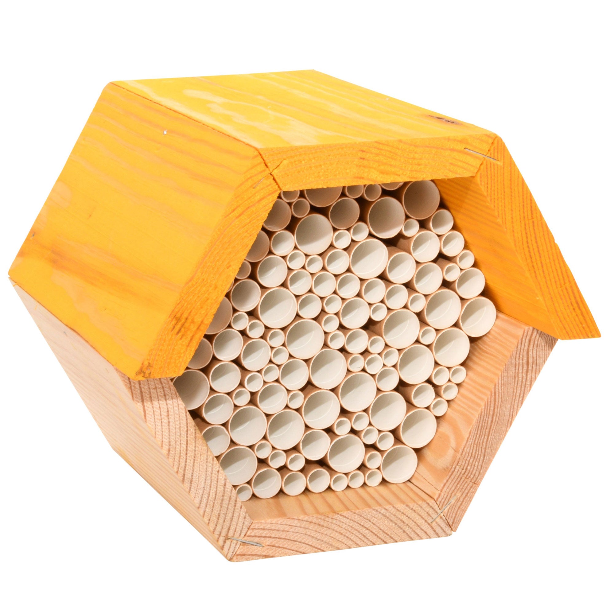 Esschert Design Hexagonal Wood Bee House