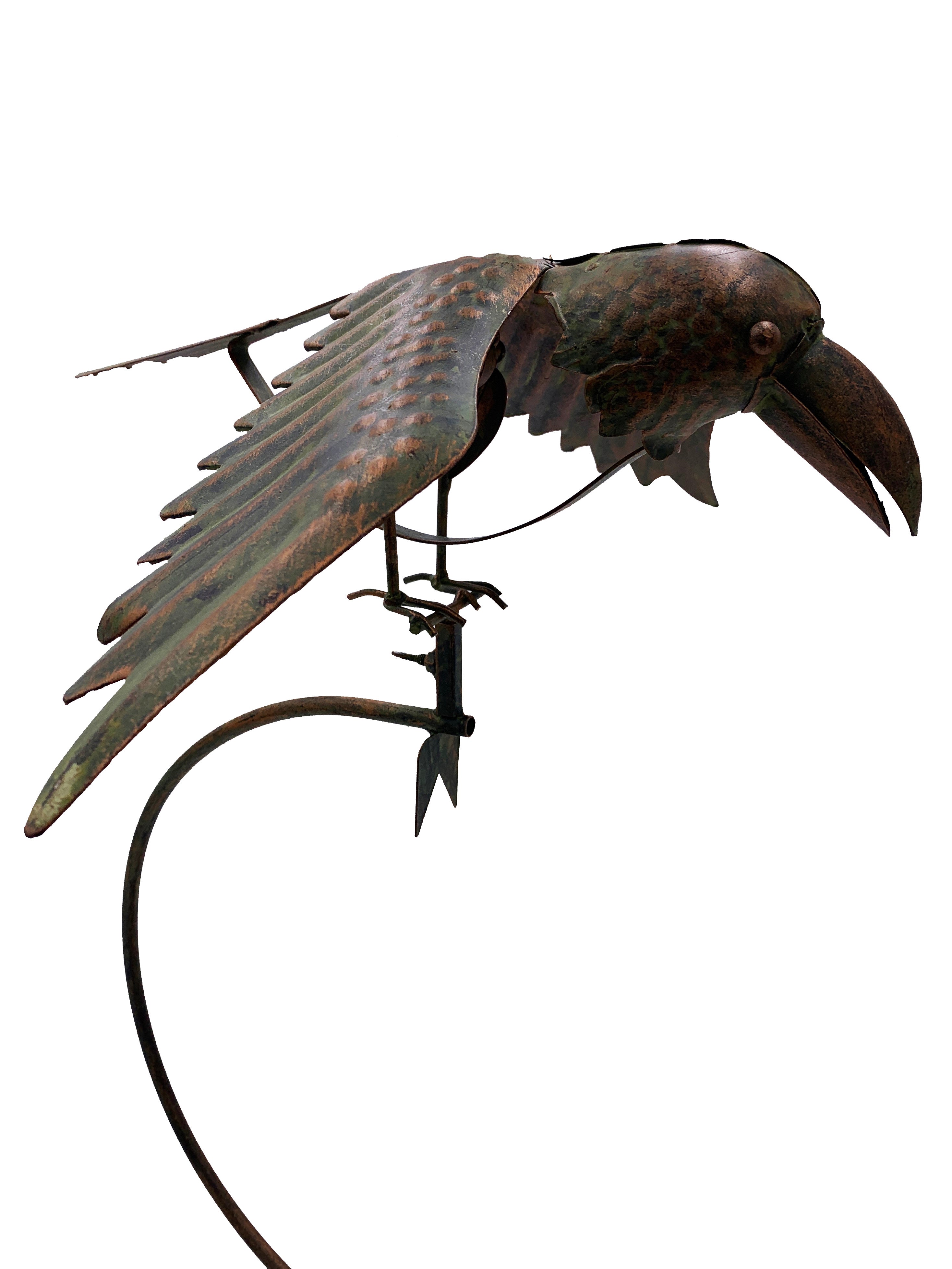 Metal Bird Rocker Stake