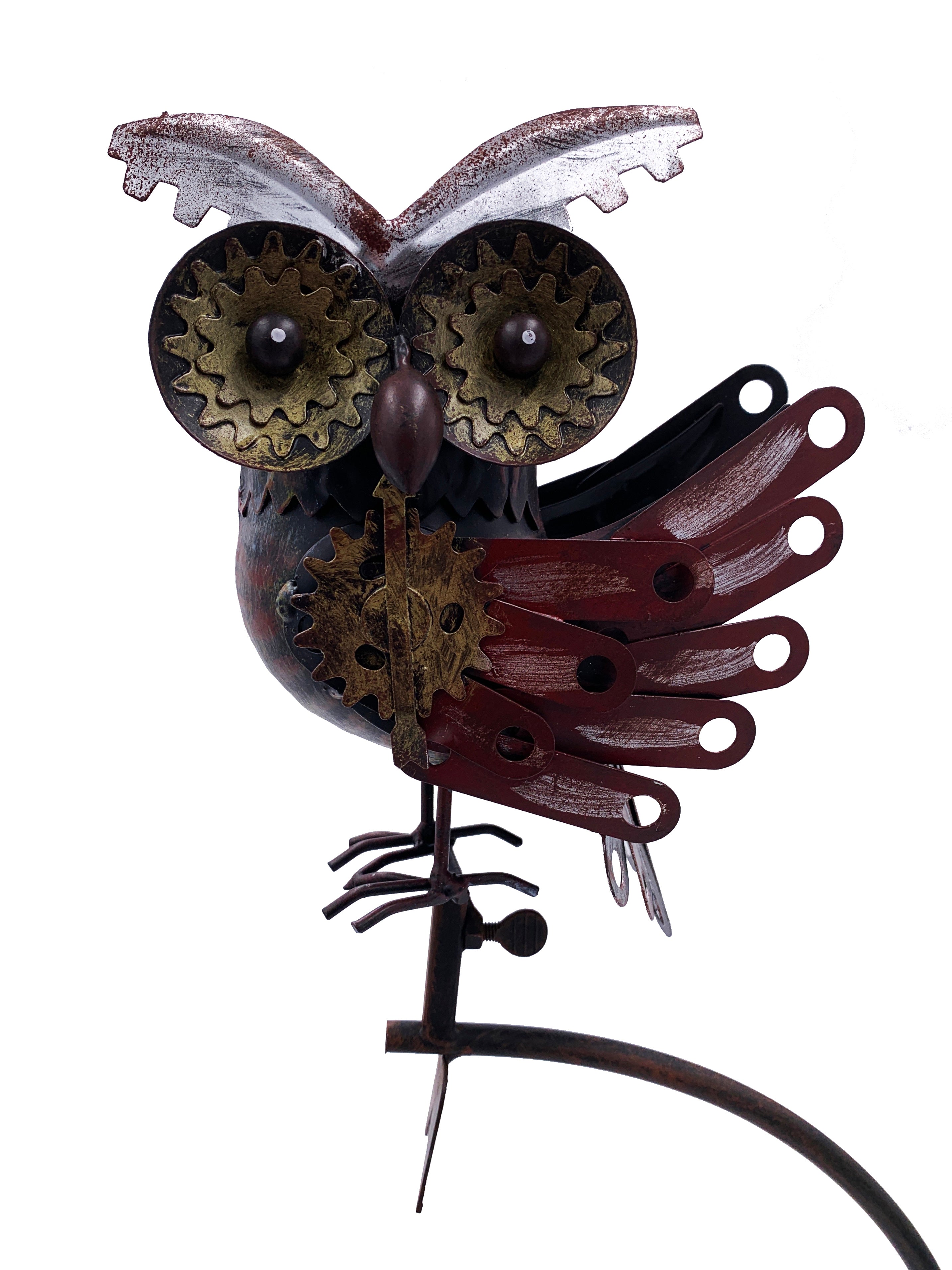 Steampunk Owl In Flight Rocker