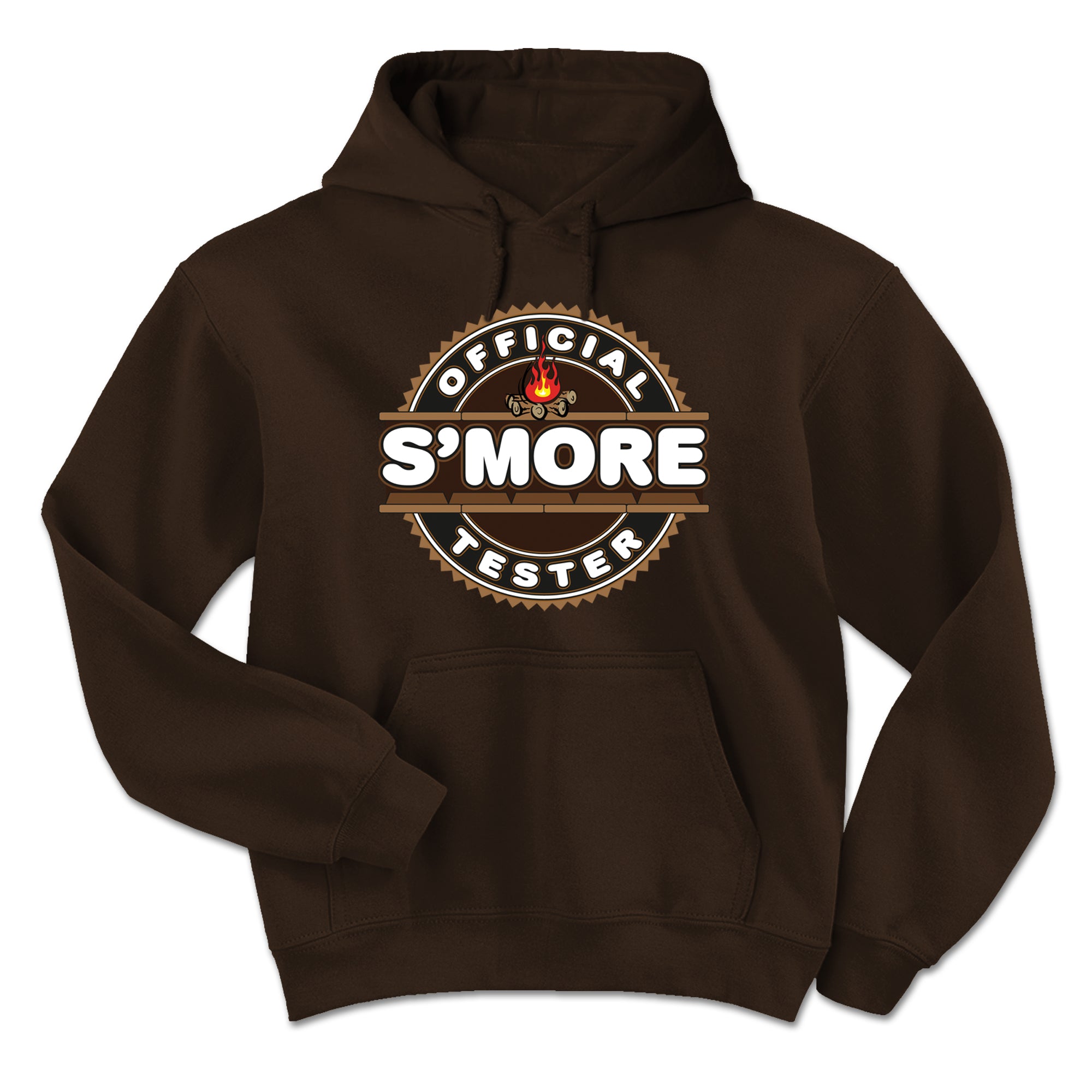 S'more Tester Hooded Sweatshirt - Dark Chocolate - Large