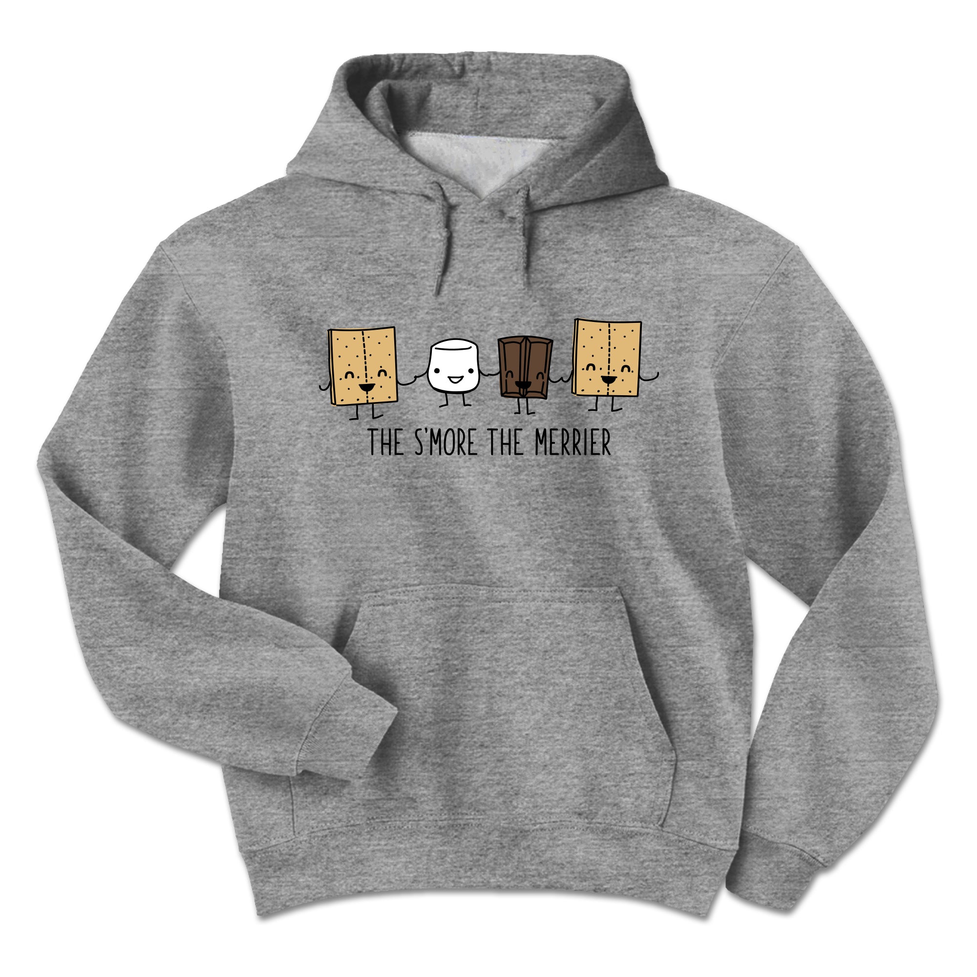 Earth Sun Moon The S'more The Merrier Hooded Sweatshirt - Graphite Heather - Small