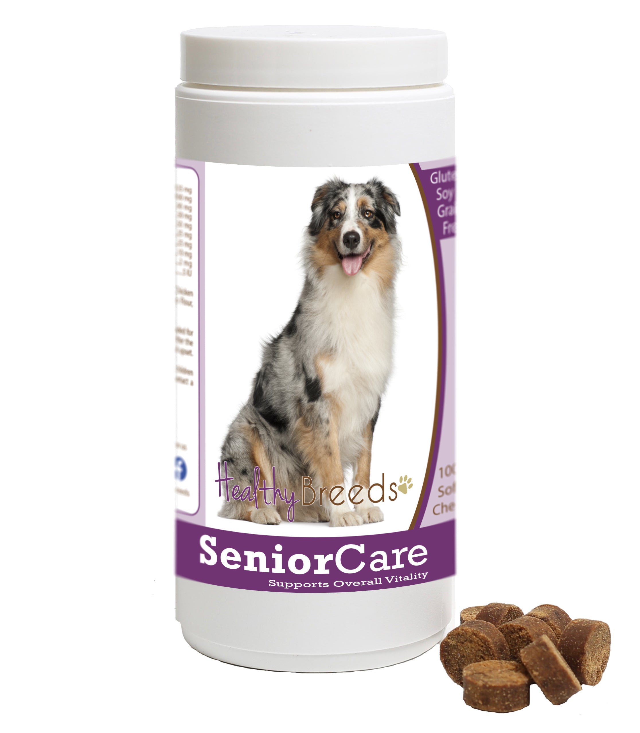 Healthy Breeds Senior Dog Care Soft Chews - Australian Shepherd