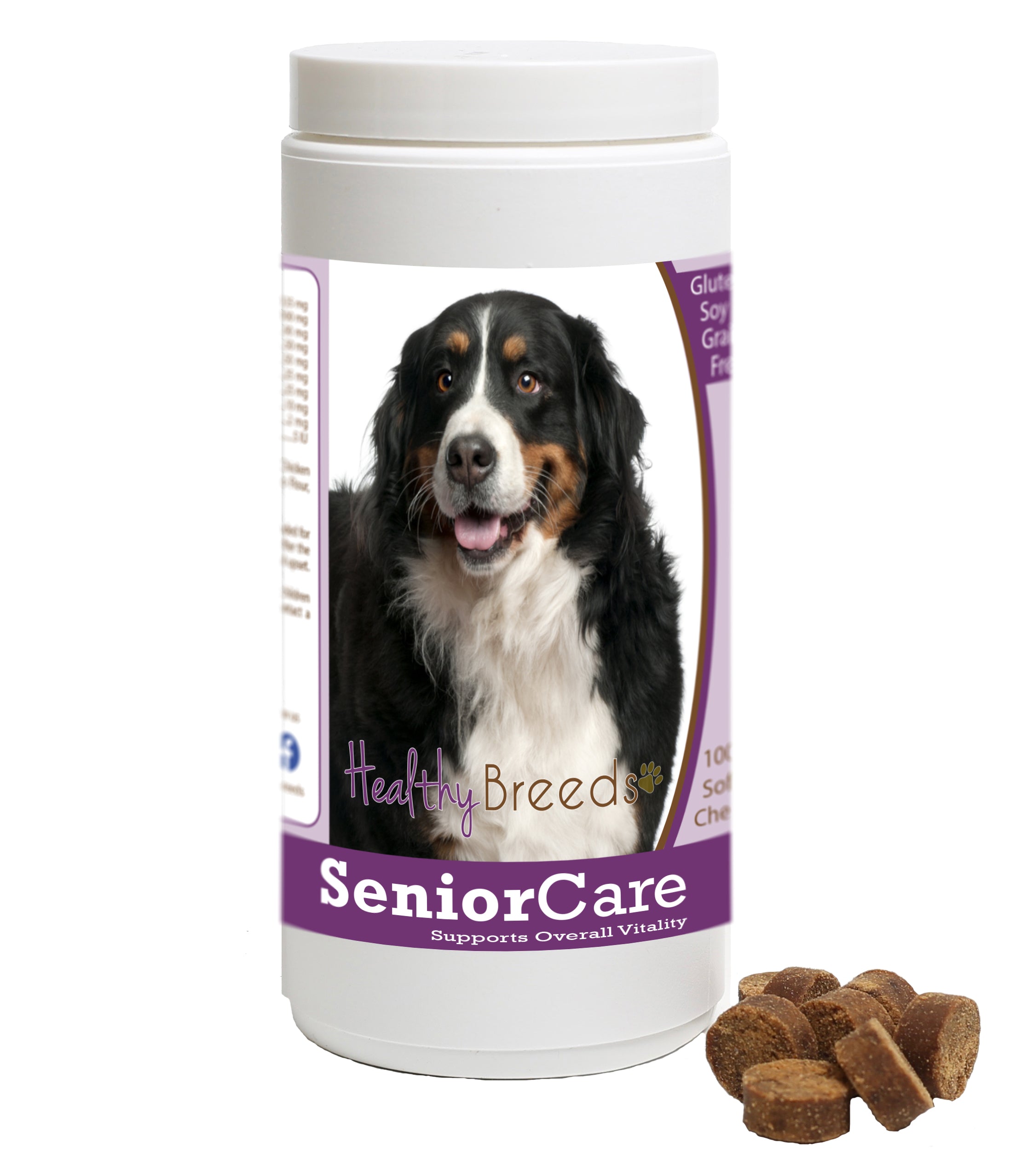 Healthy Breeds Senior Dog Care Soft Chews - Bernese Mountain Dog