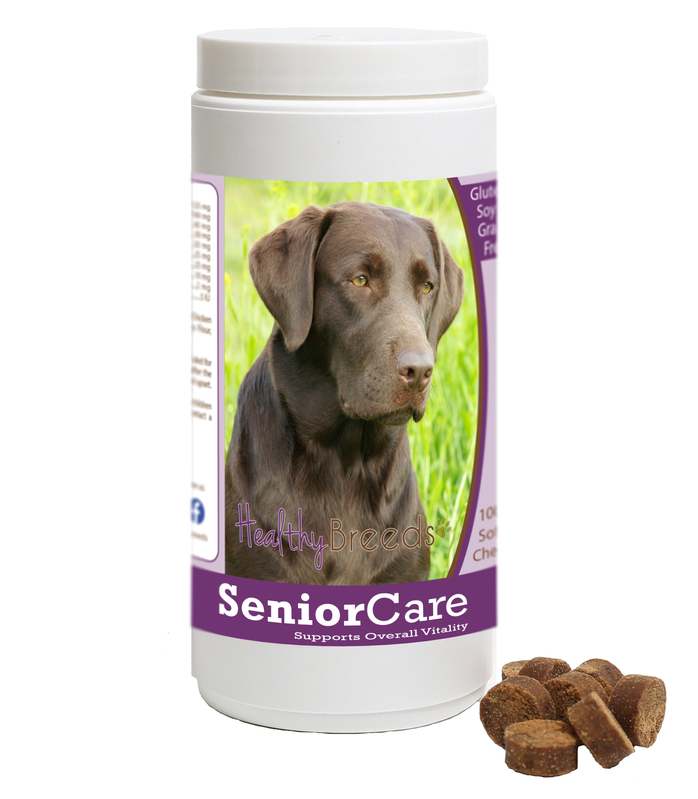 Healthy Breeds Senior Dog Care Soft Chews - Basset Hound