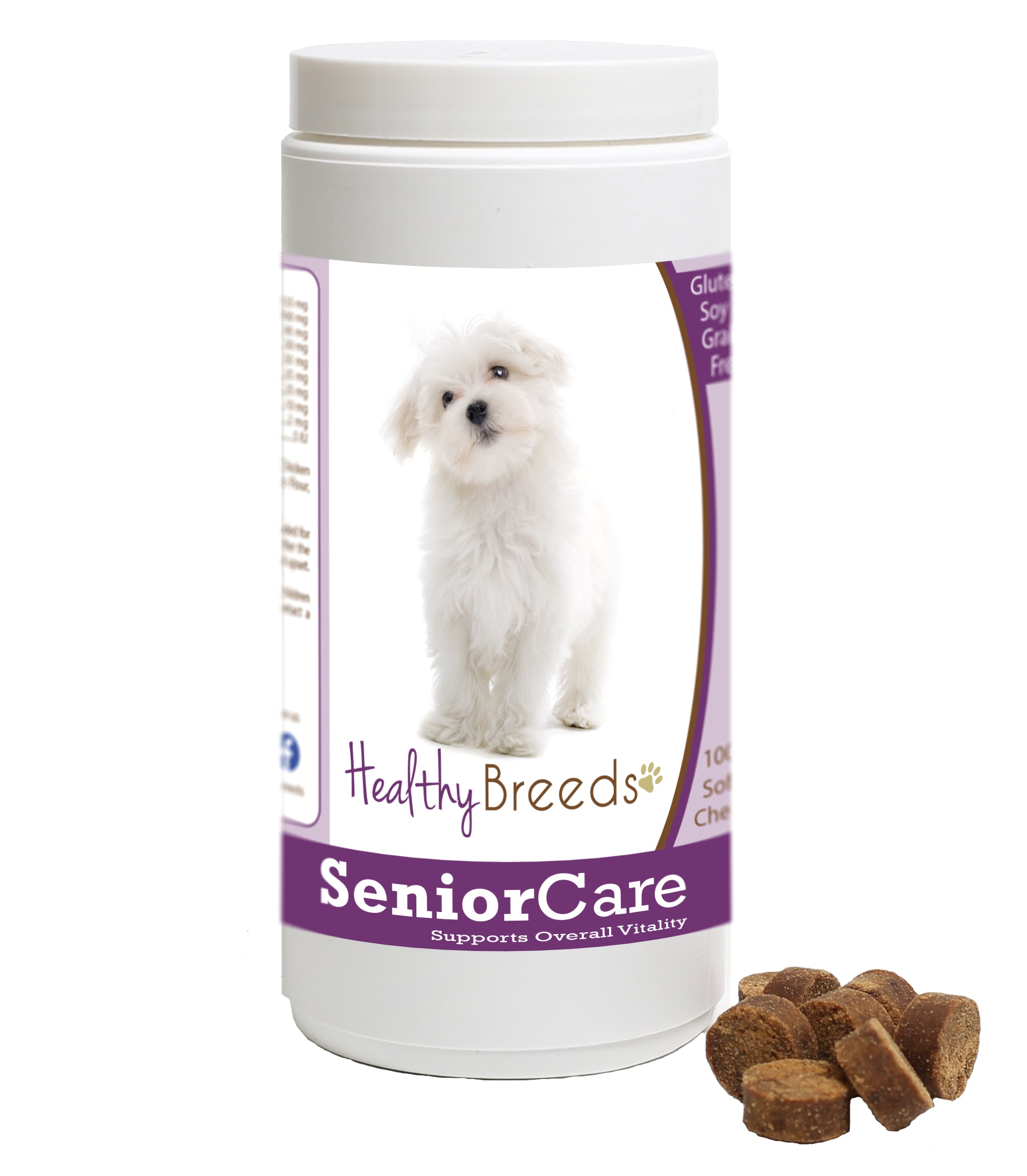 Healthy Breeds Senior Dog Care Soft Chews - Maltese