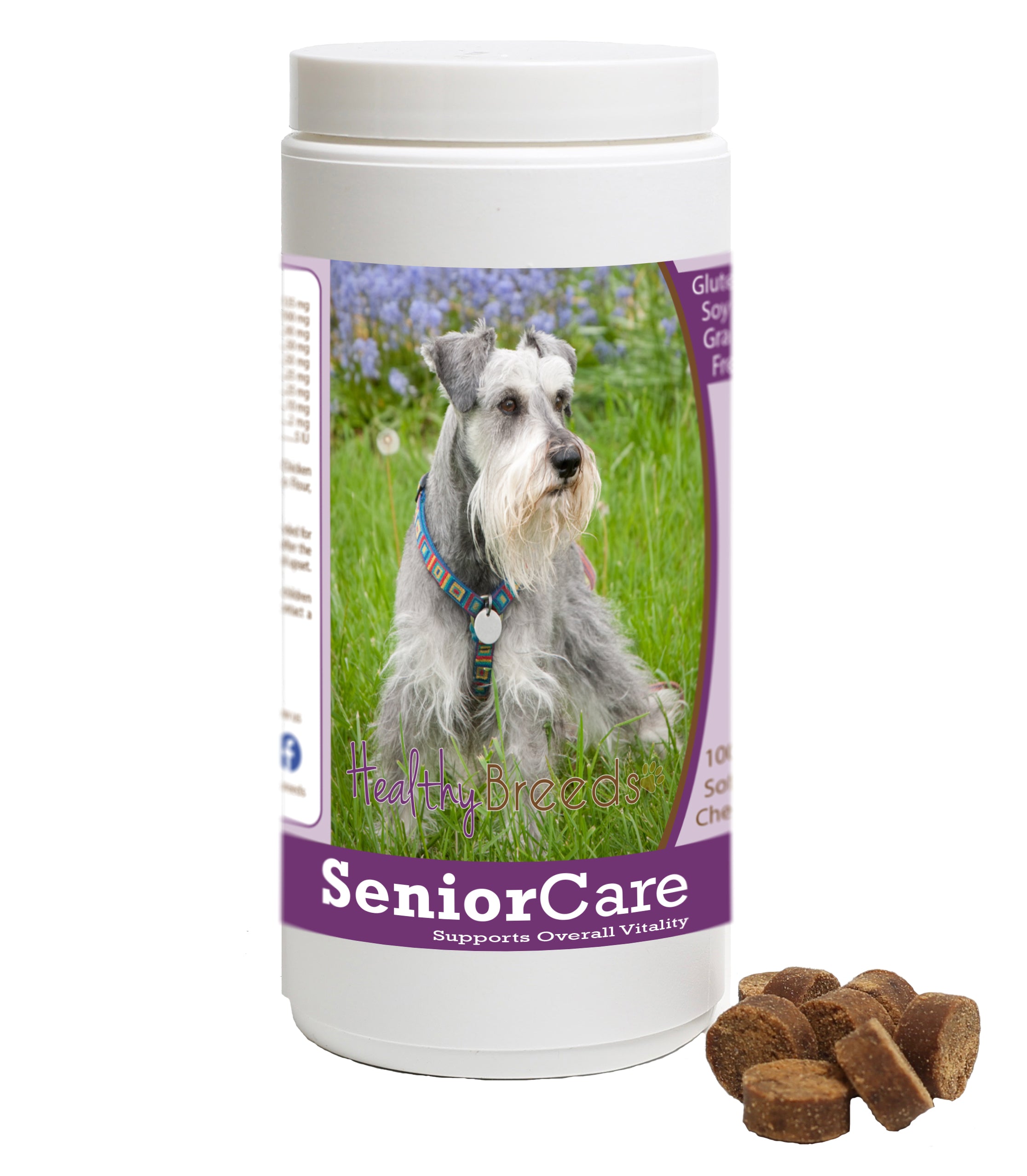 Healthy Breeds Senior Dog Care Soft Chews - Miniature Schnauzer