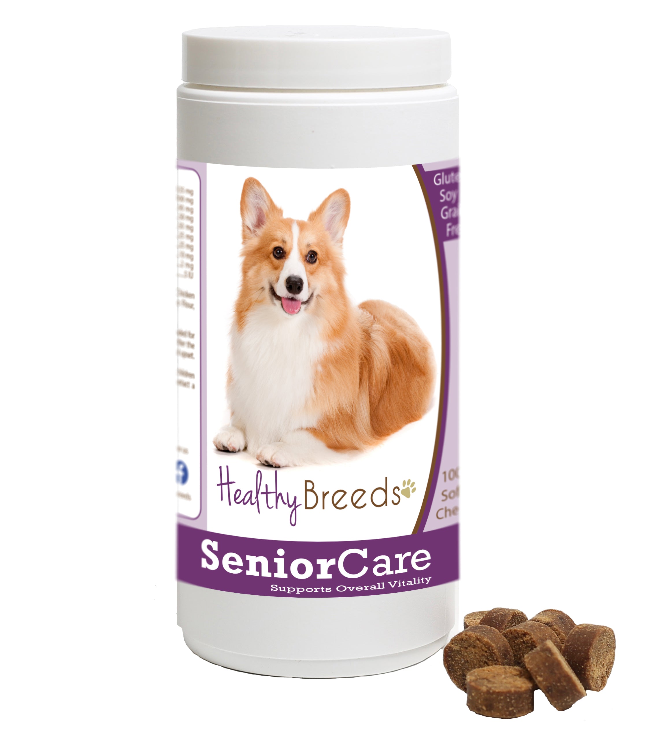 Healthy Breeds Senior Dog Care Soft Chews - Pembroke Welsh Corgi