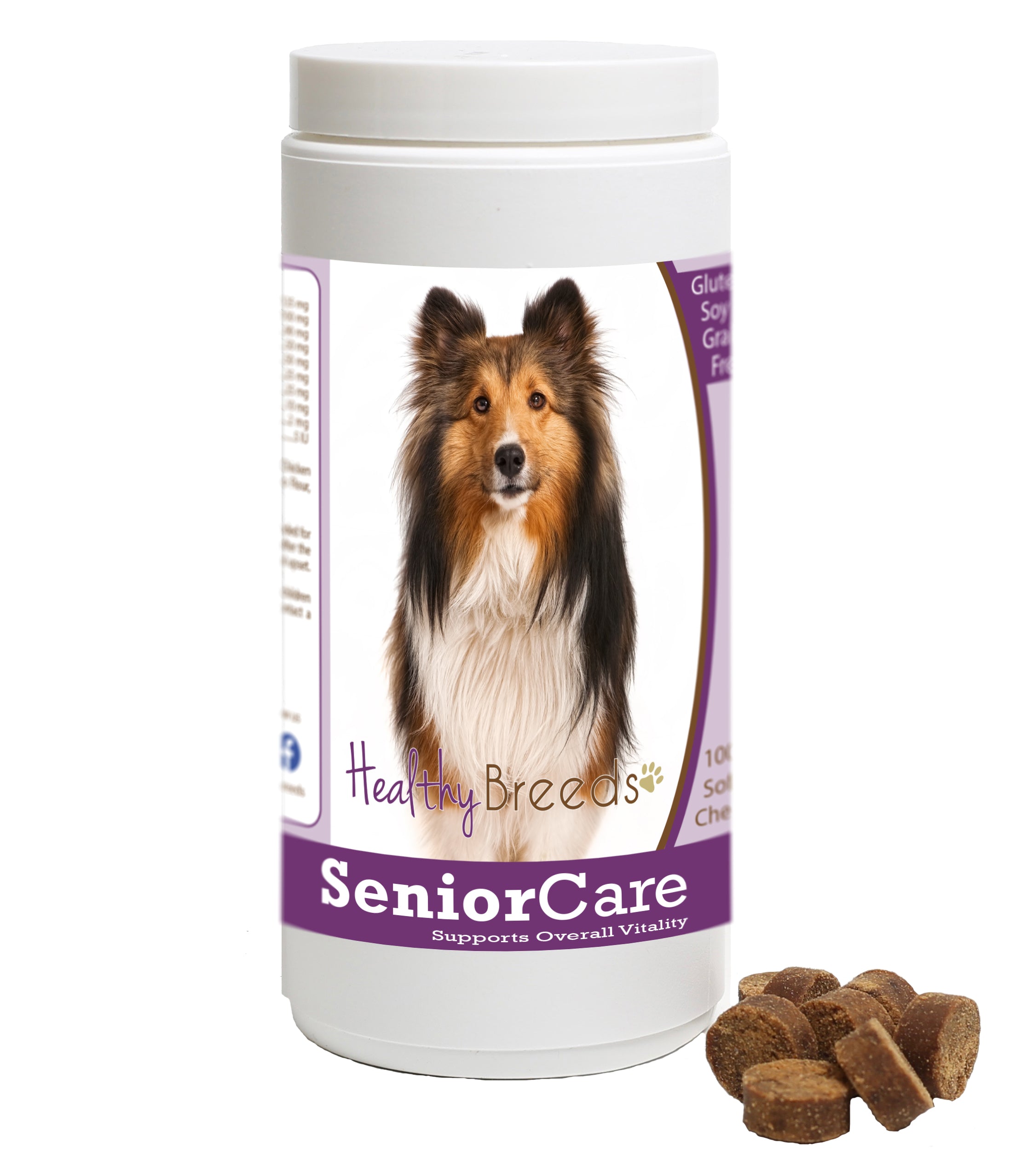 Healthy Breeds Senior Dog Care Soft Chews - Shetland Sheepdog
