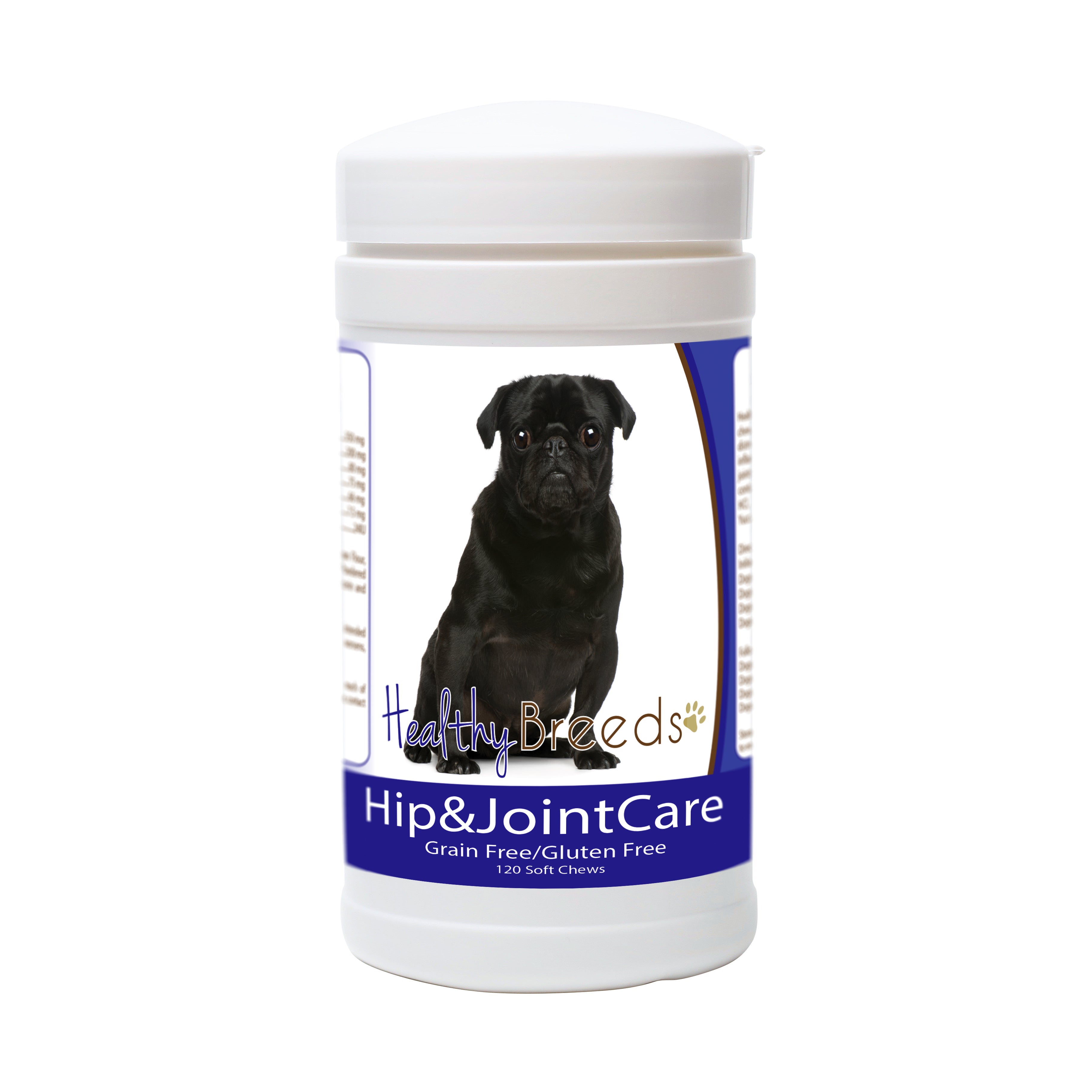 Healthy Breeds Hip & Joint Care Soft Chews - Pug