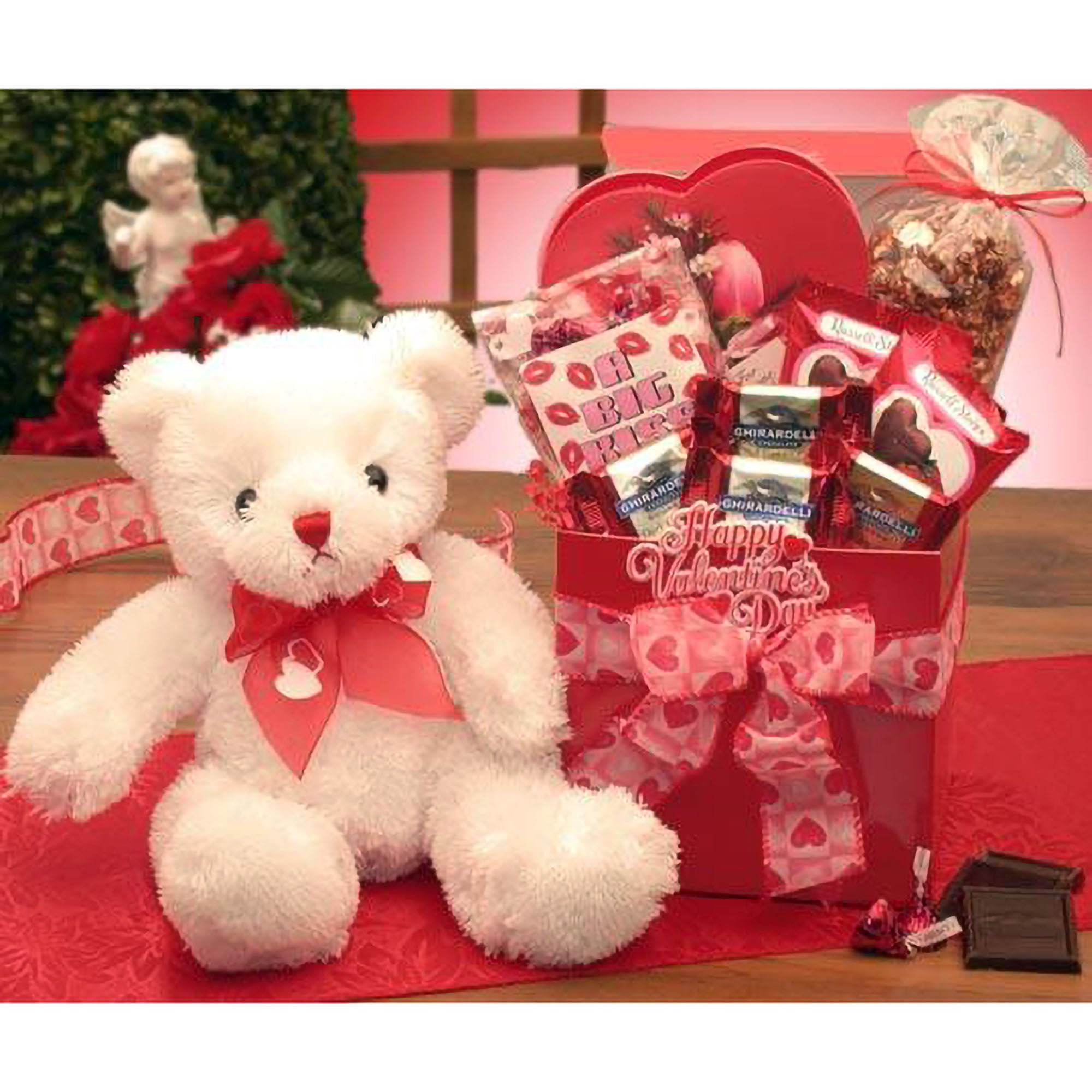 Gift Baskets A Big Kiss For You Valentine's Day Care Package