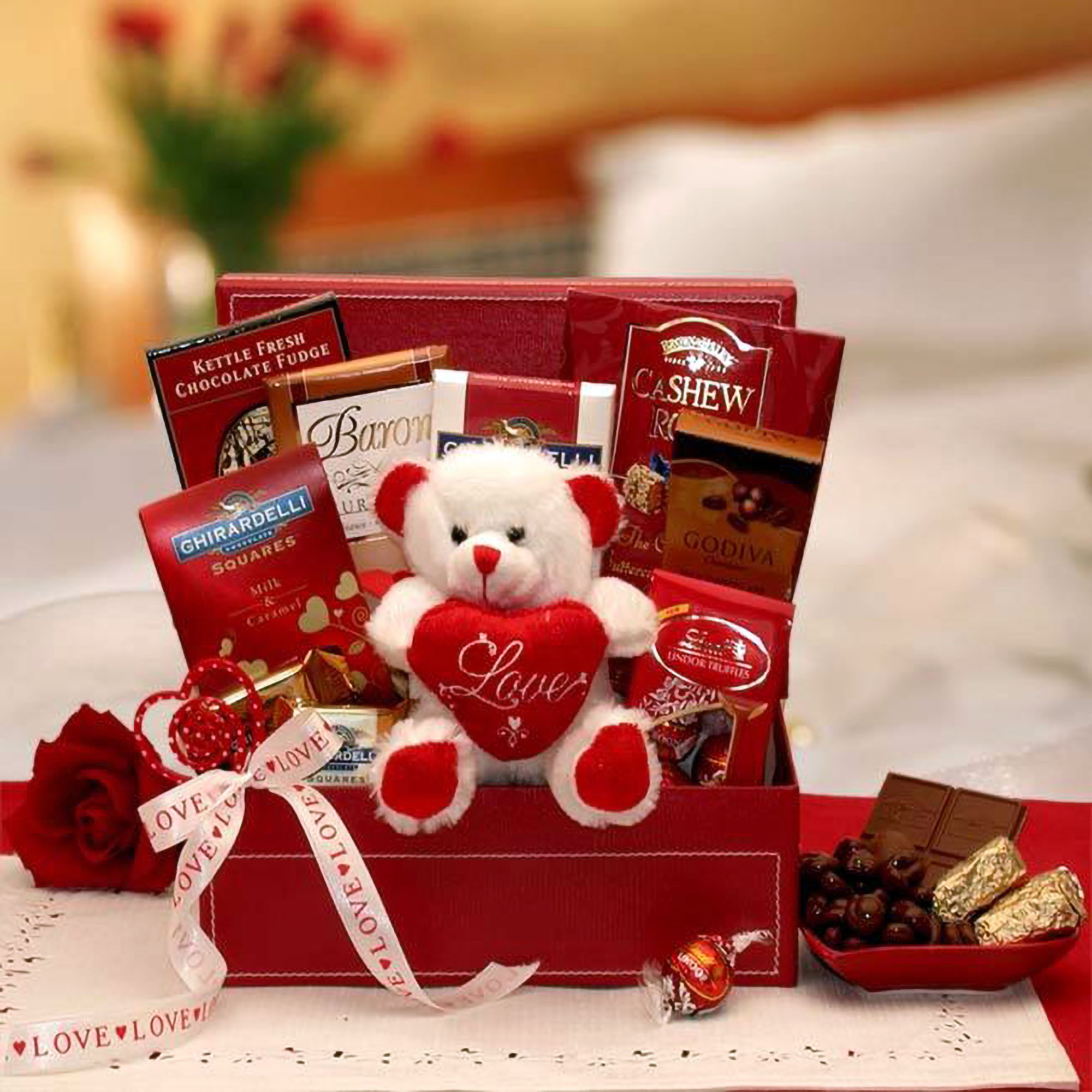 Gift Baskets Be My Love Chocolate Valentine Gift Set