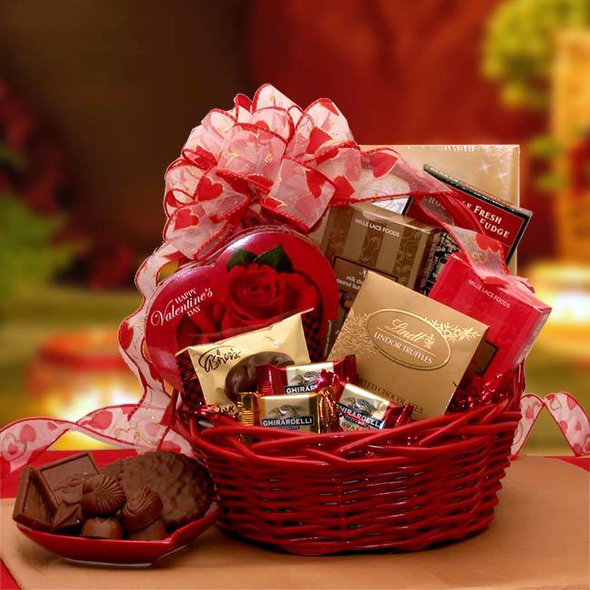 Gift Baskets Chocolate Inspirations Valentine Gift Basket