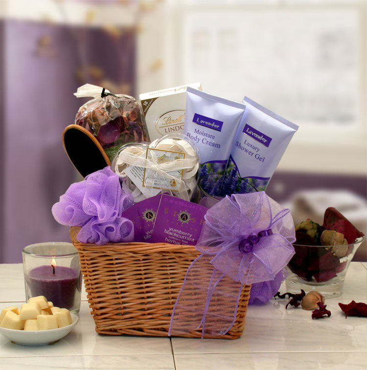 Lavender Relaxation Spa Gift Basket - The Animal Rescue Site product image