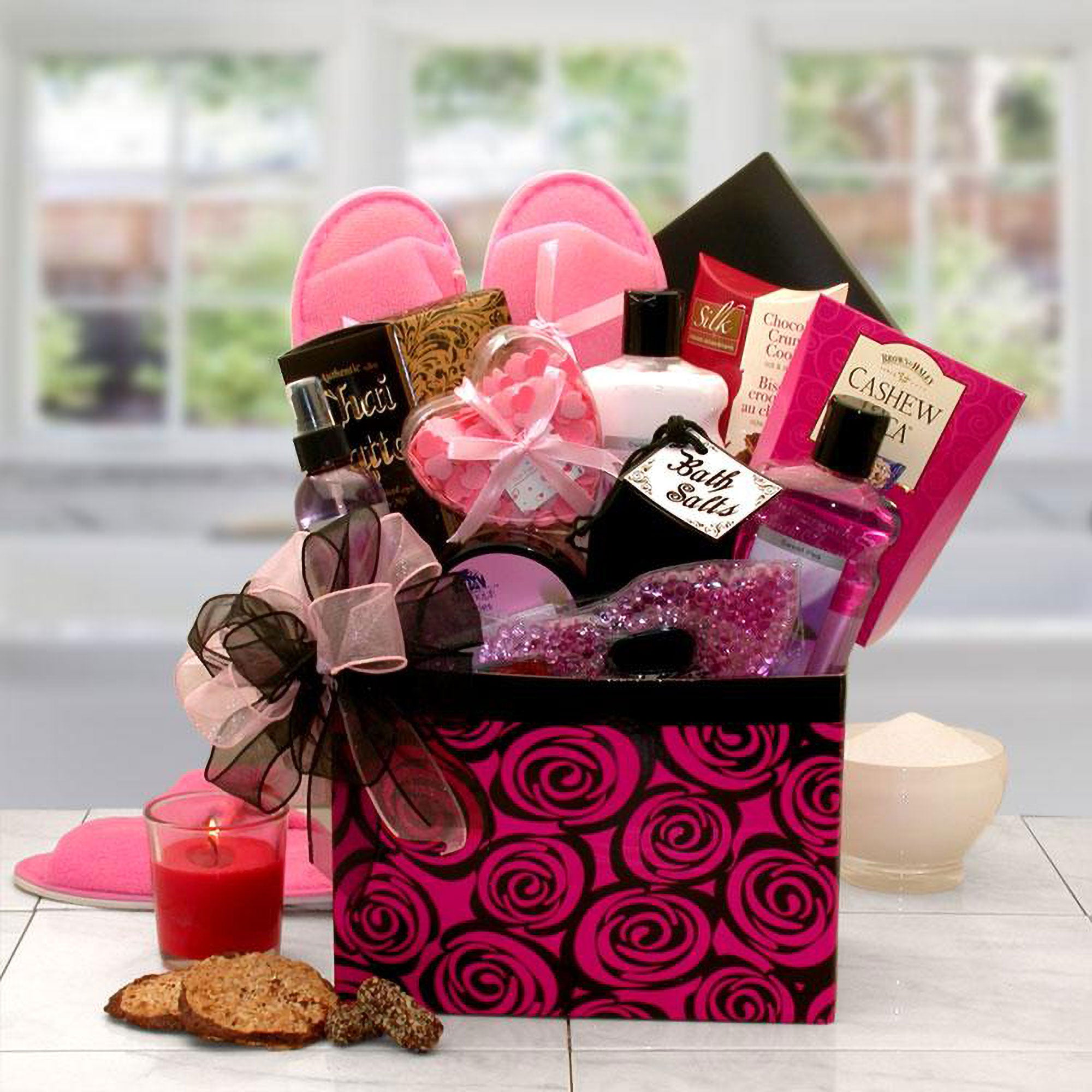 Gift Baskets A Spa Day Getaway Gift Box