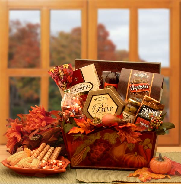 Gift Baskets A Gourmet Fall Harvest Fall Gift Basket