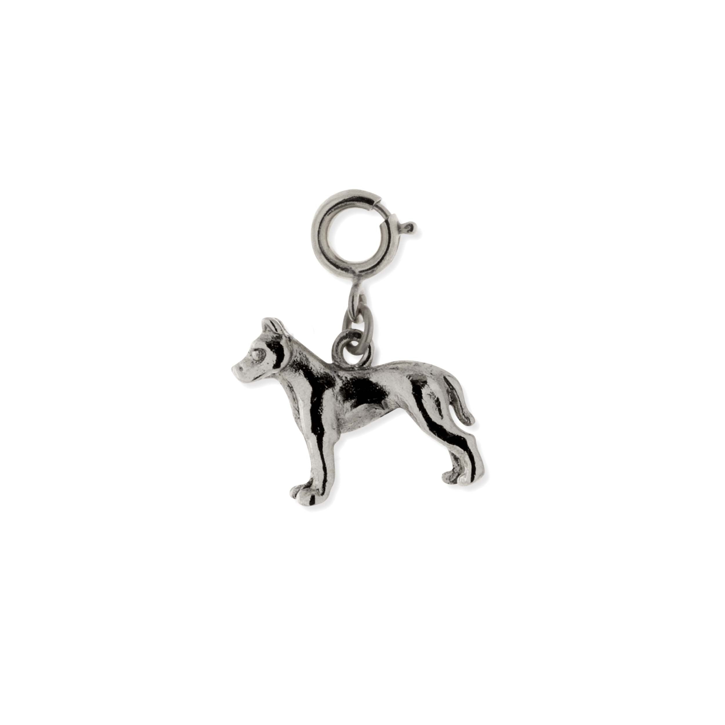 Pewter American Terrier Dog Charm