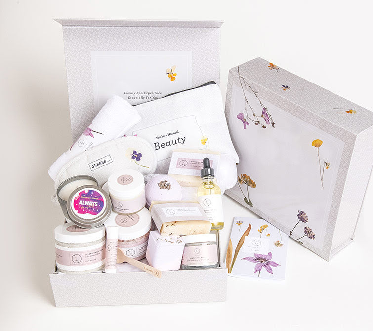 Lavender Natural Bath And Body Gift Box