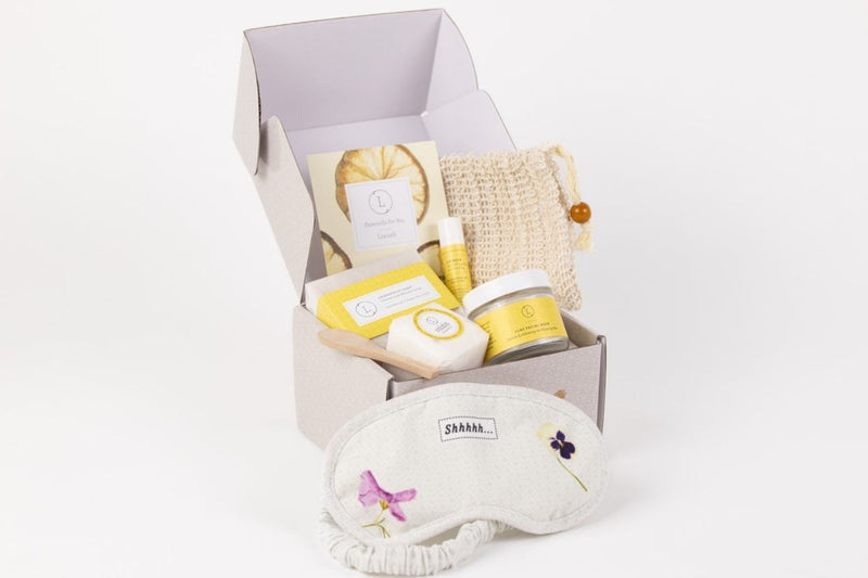 Citrus Bath And Body Set, Natural Skincare Appreciation Gift Box