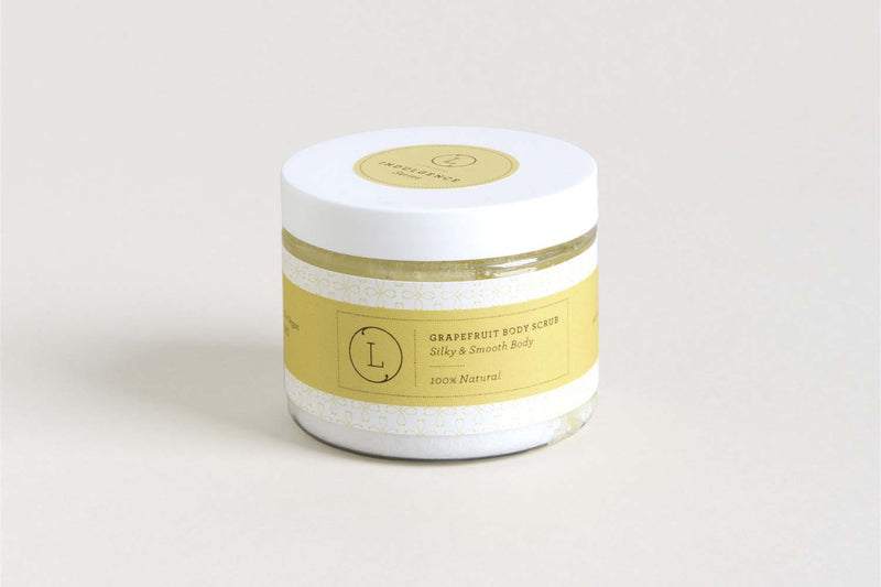 Lizush Natural Grapefruit Body Scrub With Essential Oils