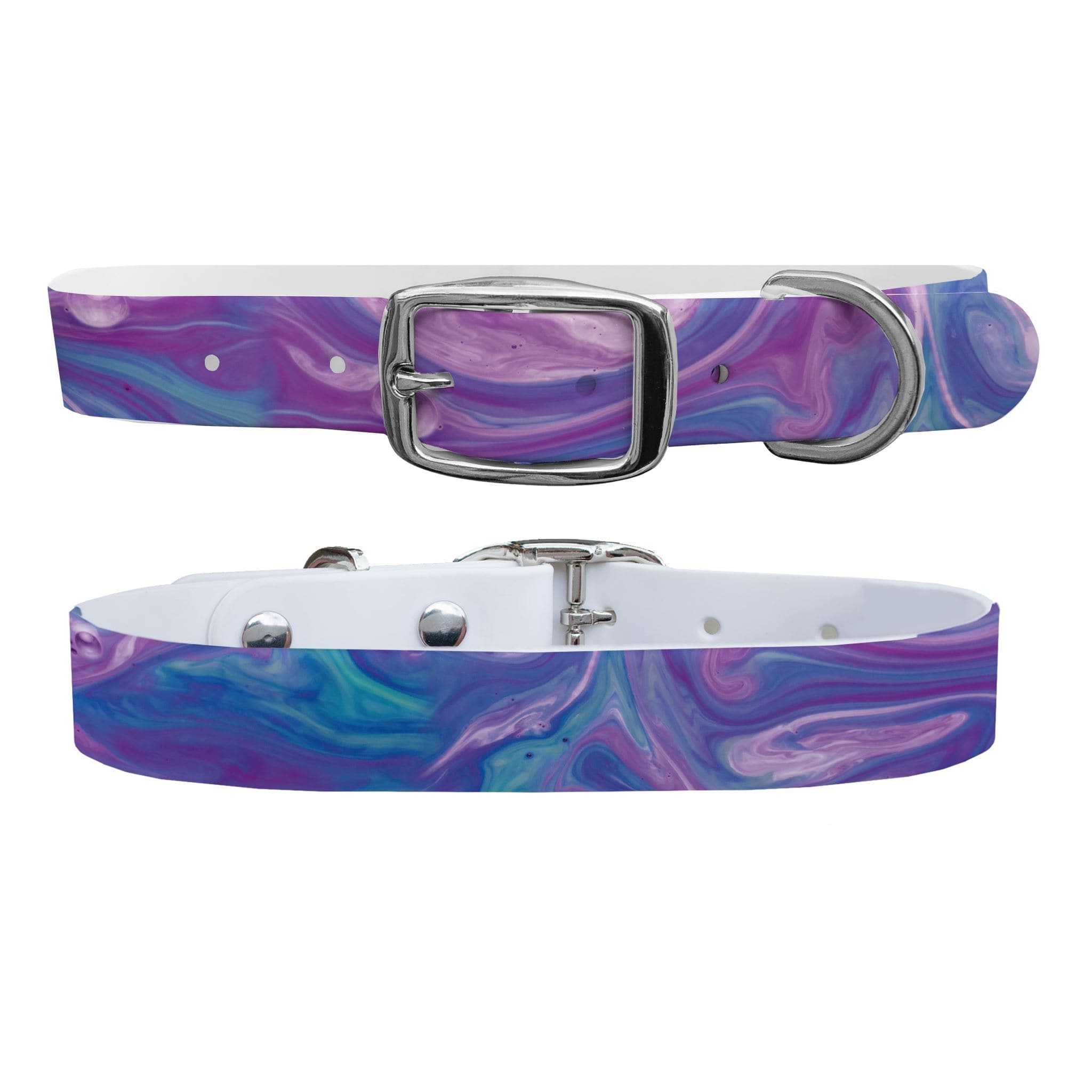 Potion Dog Collar With Silver Buckle - Large