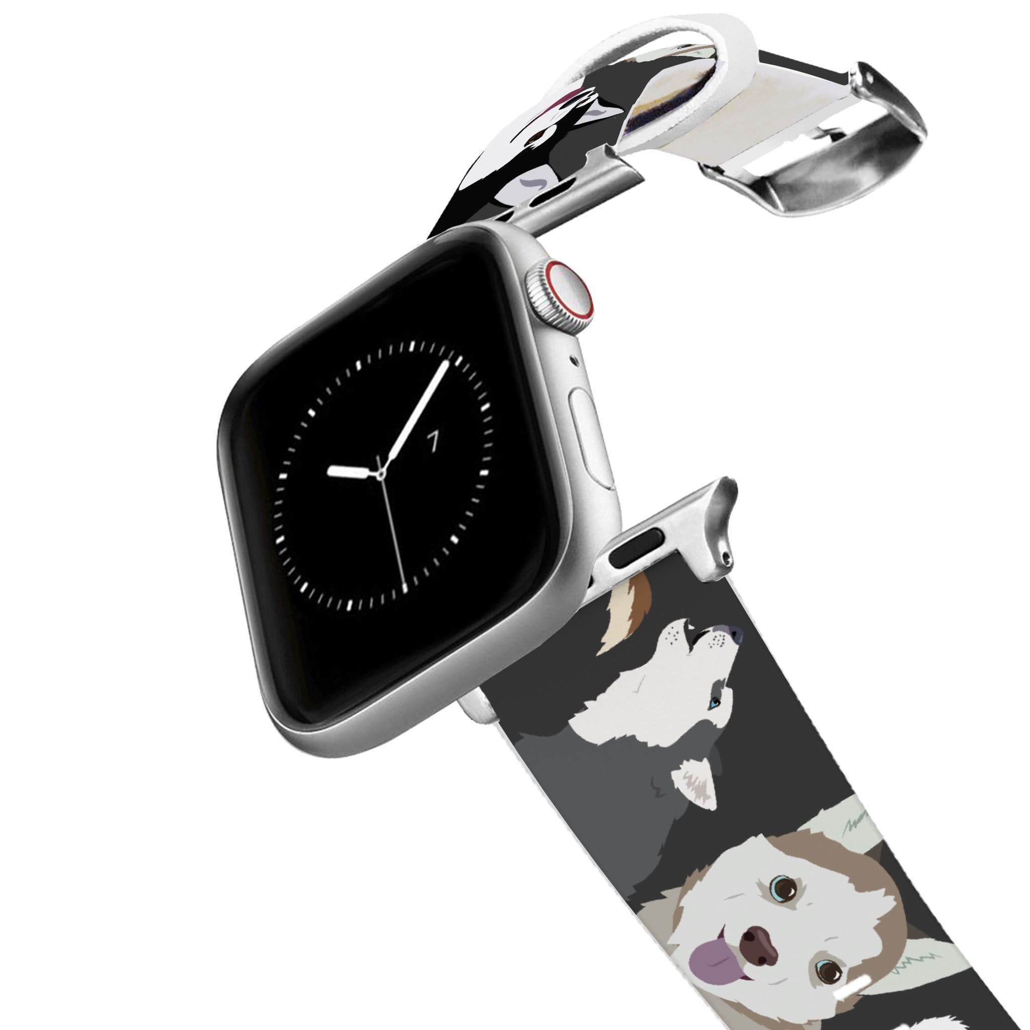Silver Husky Apple Watch Band - 38/40mm