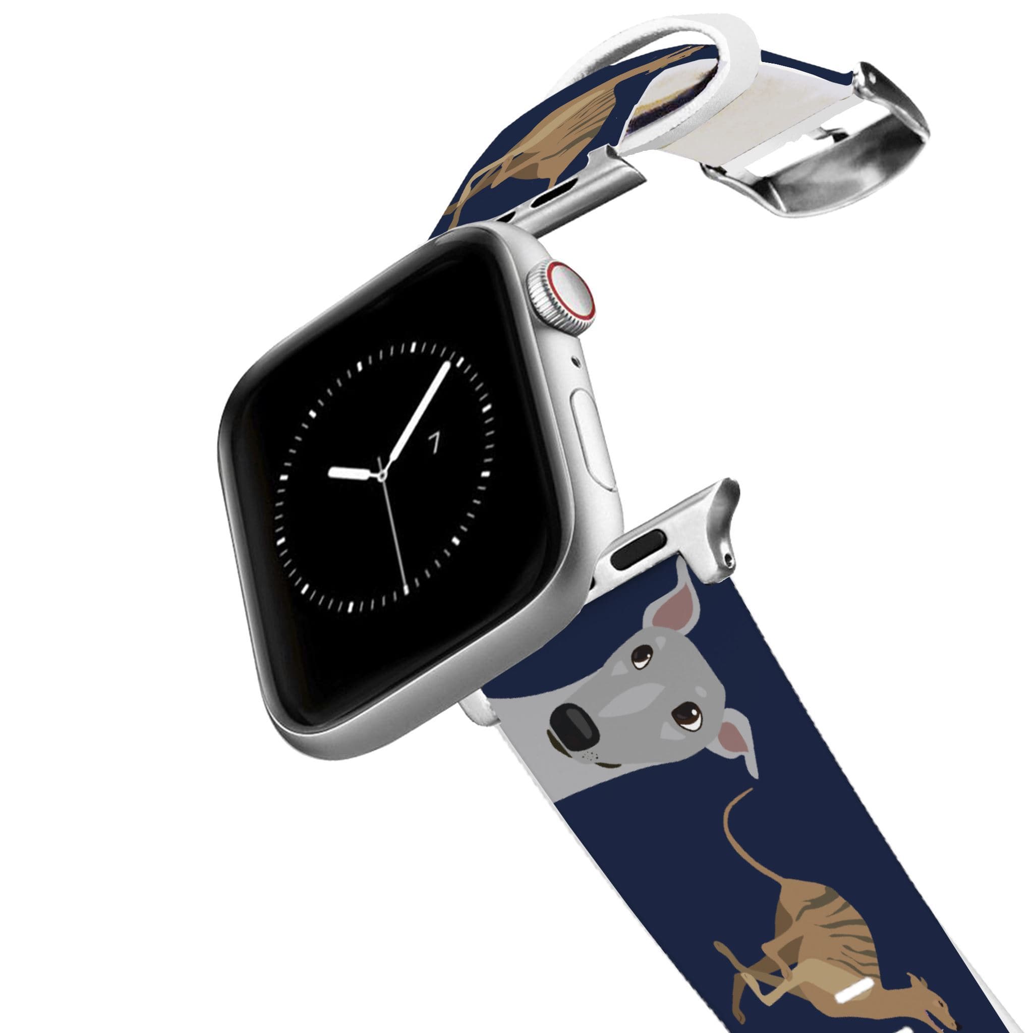 Silver Greyhound Apple Watch Band - 42/44mm